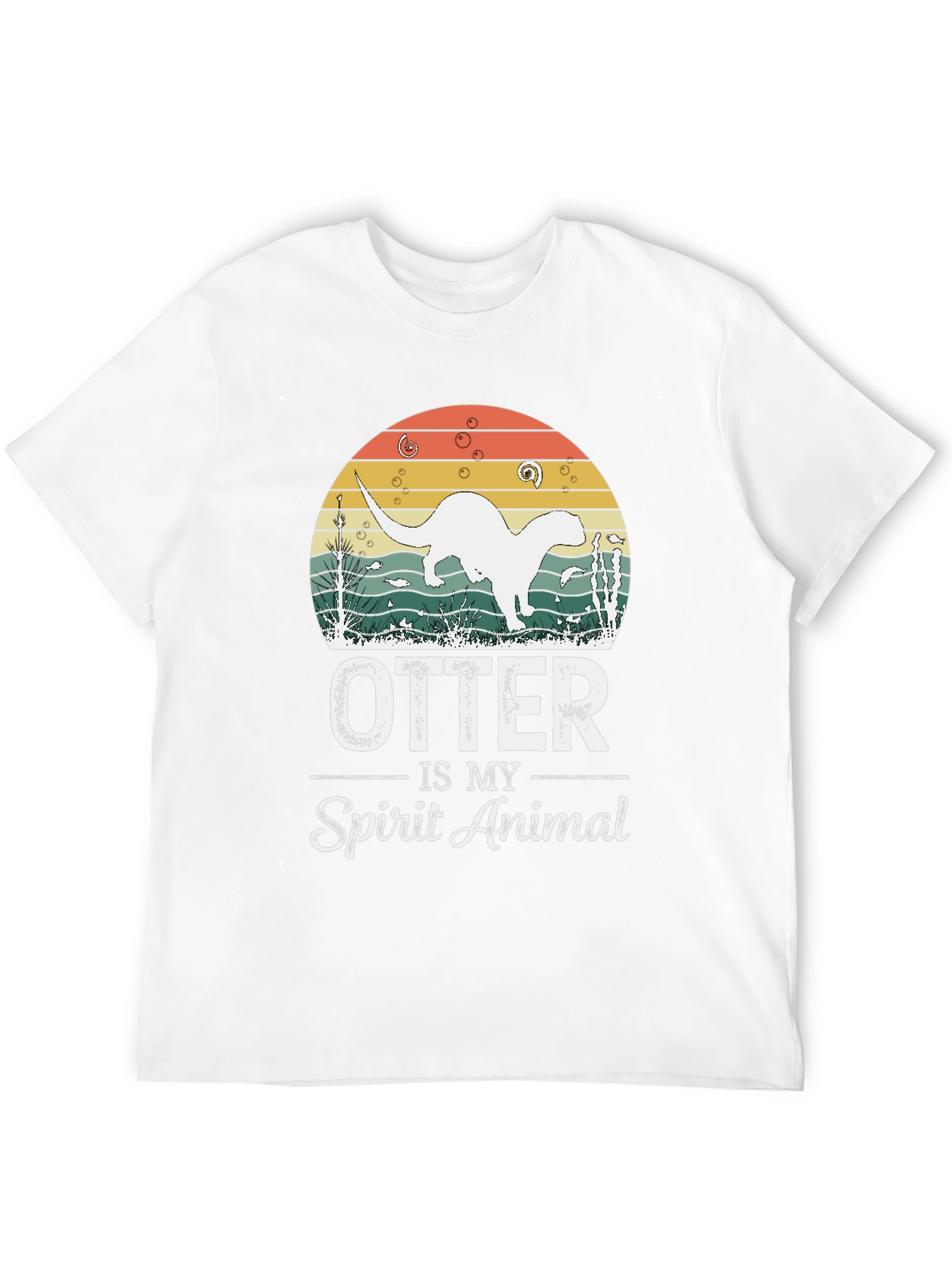 Otter Spirit Animal Graphic Tee