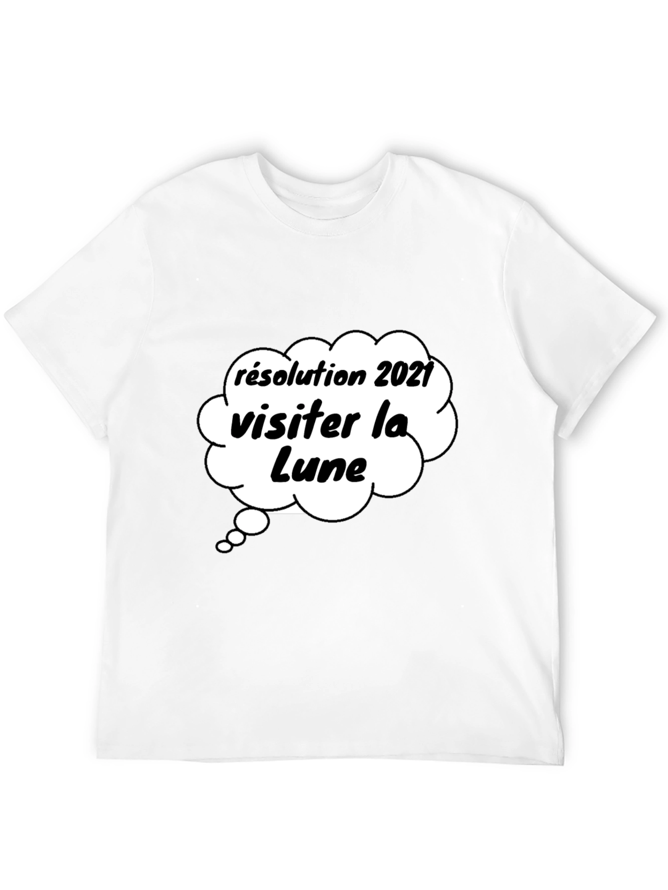 Lunar Resolution T-Shirt - French Novelty Tee