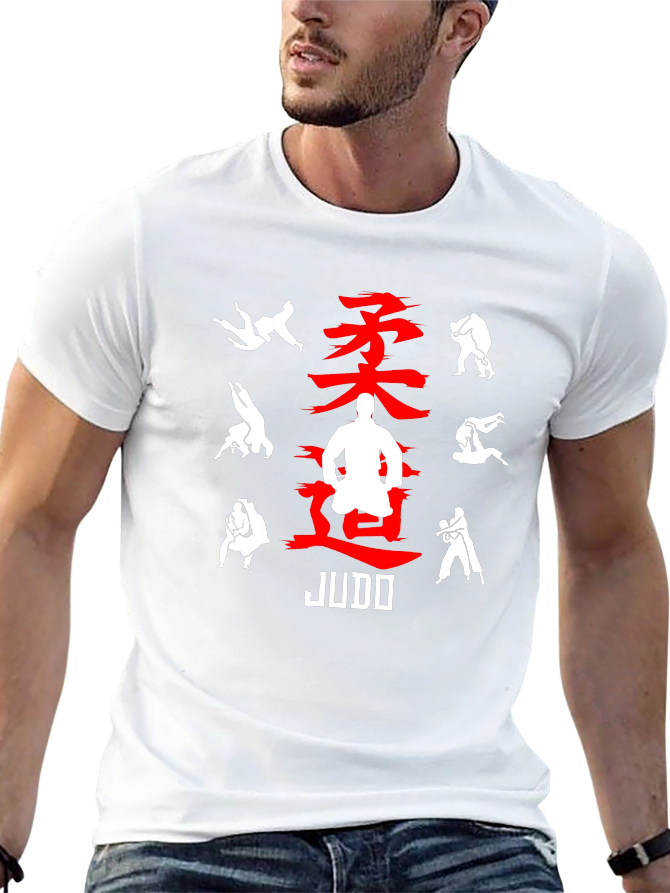 Judo Black Graphic Tee for Martial Arts Enthusiasts