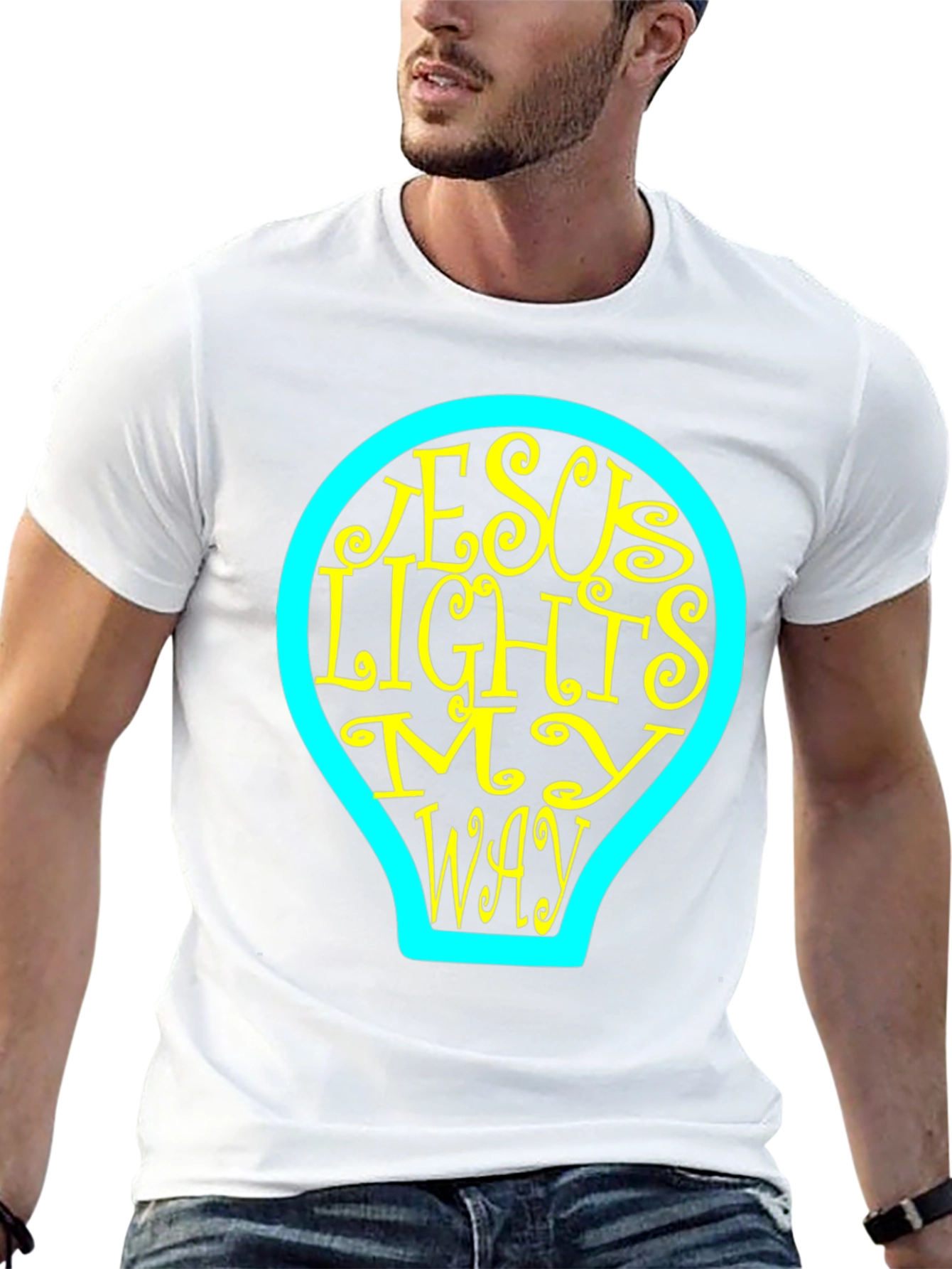 Jesus Lights My Way Graphic Tee