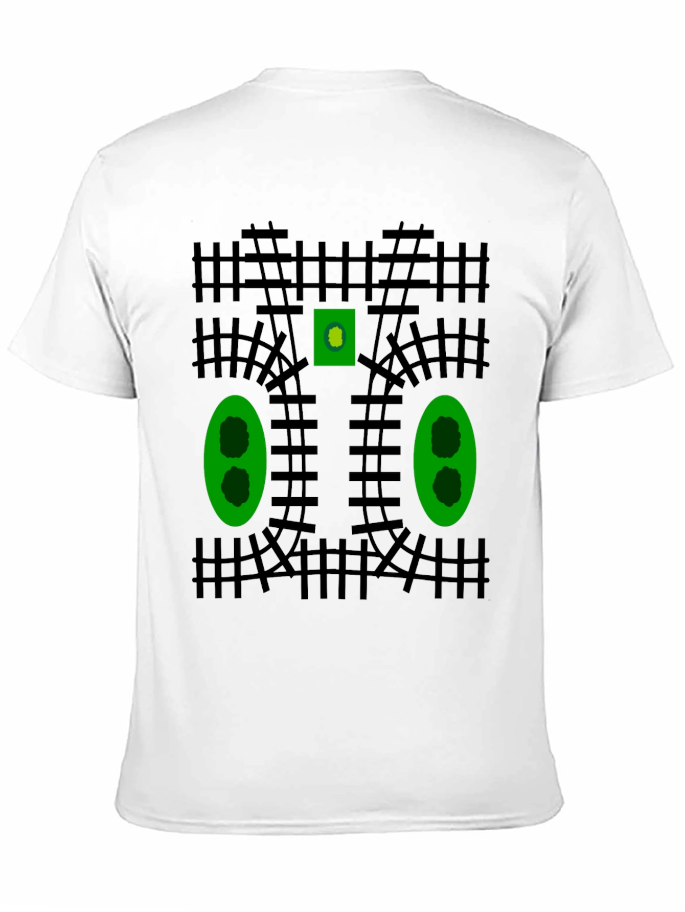 Train Track Graphic T-Shirt
