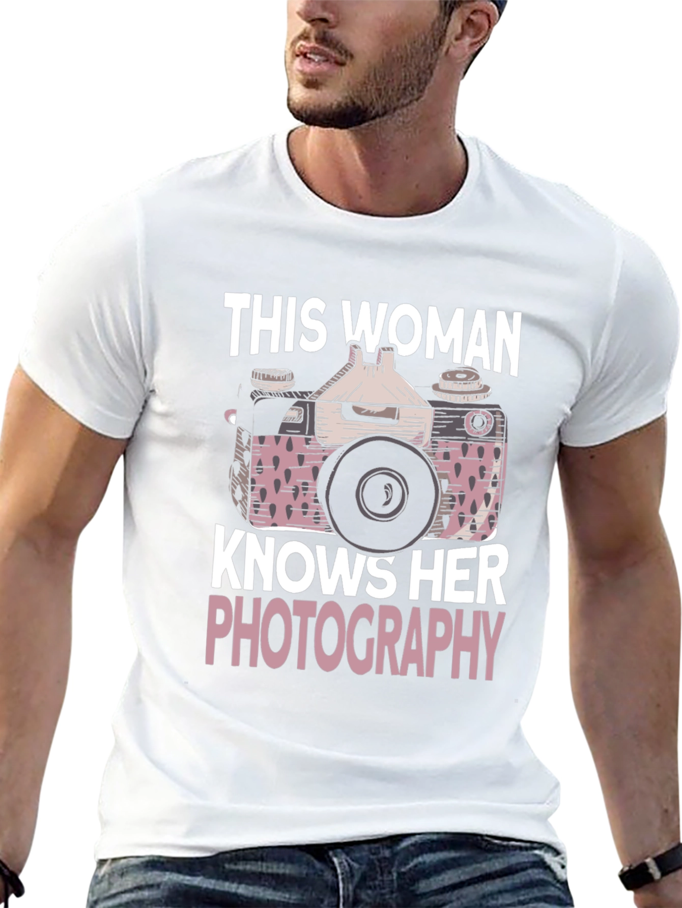 Womens Photography T-Shirt - Camera Graphic Tee