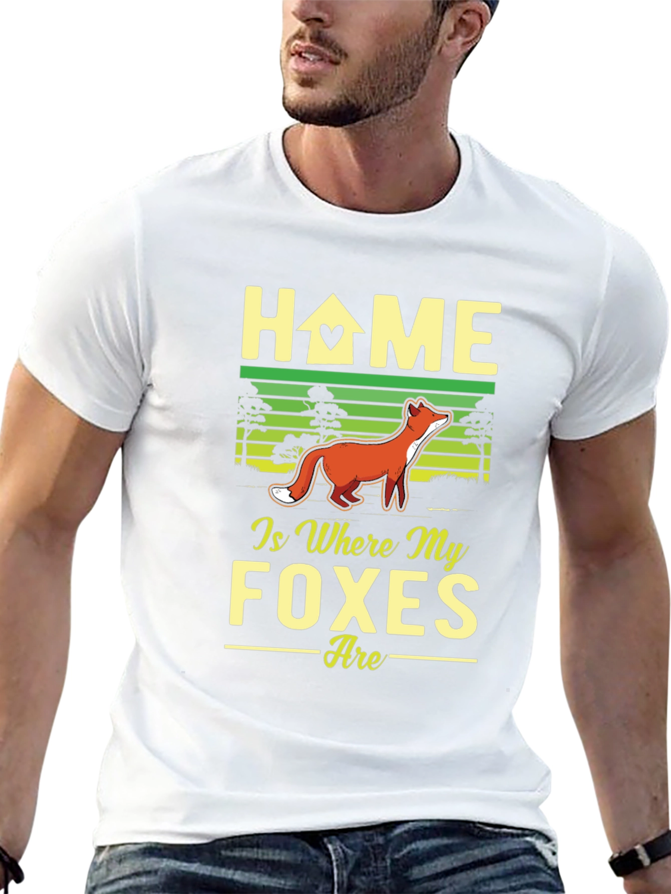 Home is Where My Foxes Are Graphic T-Shirt