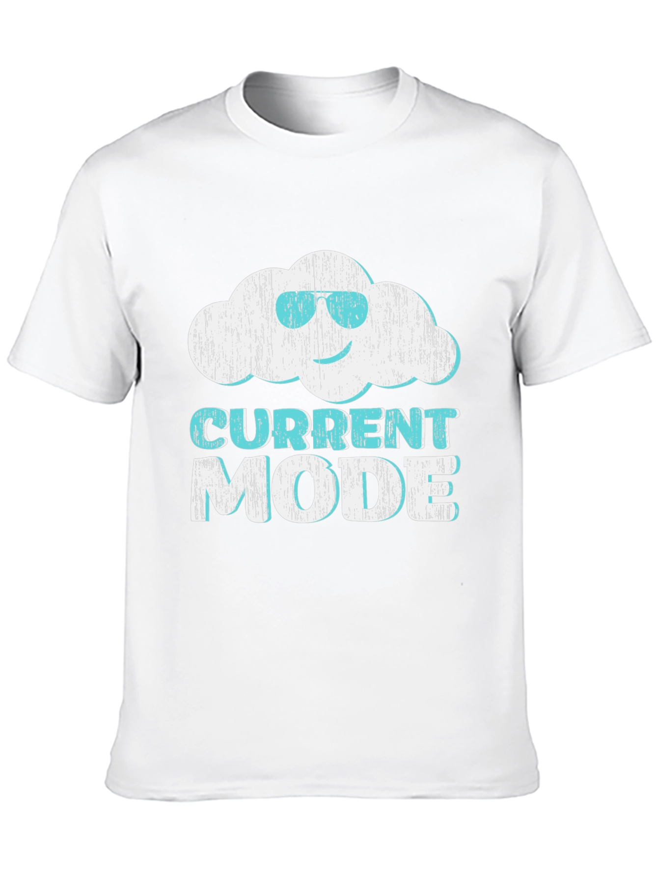 Current Mode Cloud Graphic T-Shirt - Relaxed Style