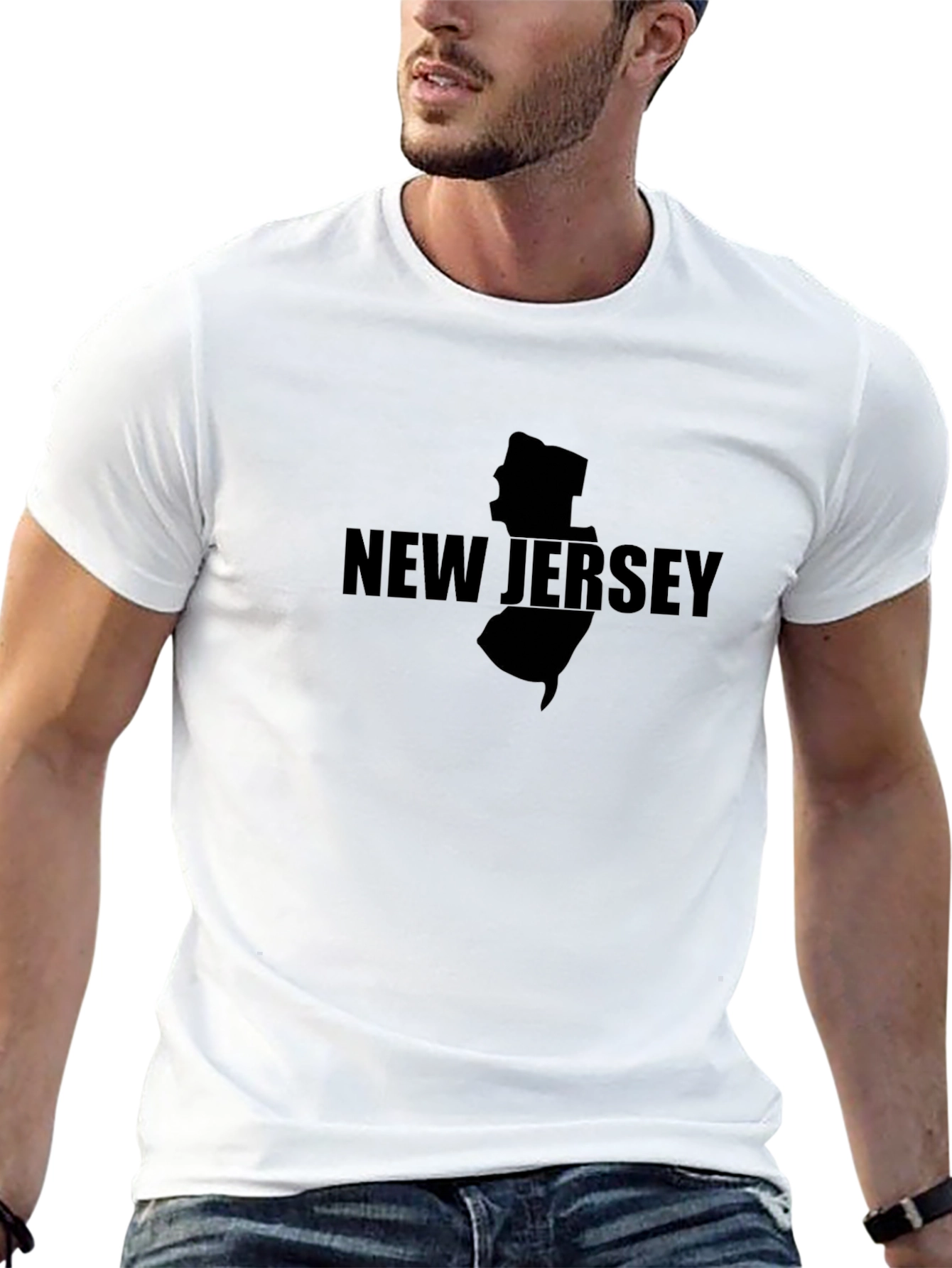 New Jersey State Pride T-Shirt - Black