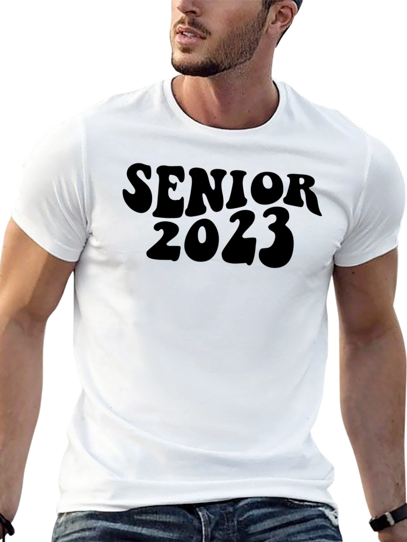 Senior 2023 Black T-Shirt - Graduation Apparel