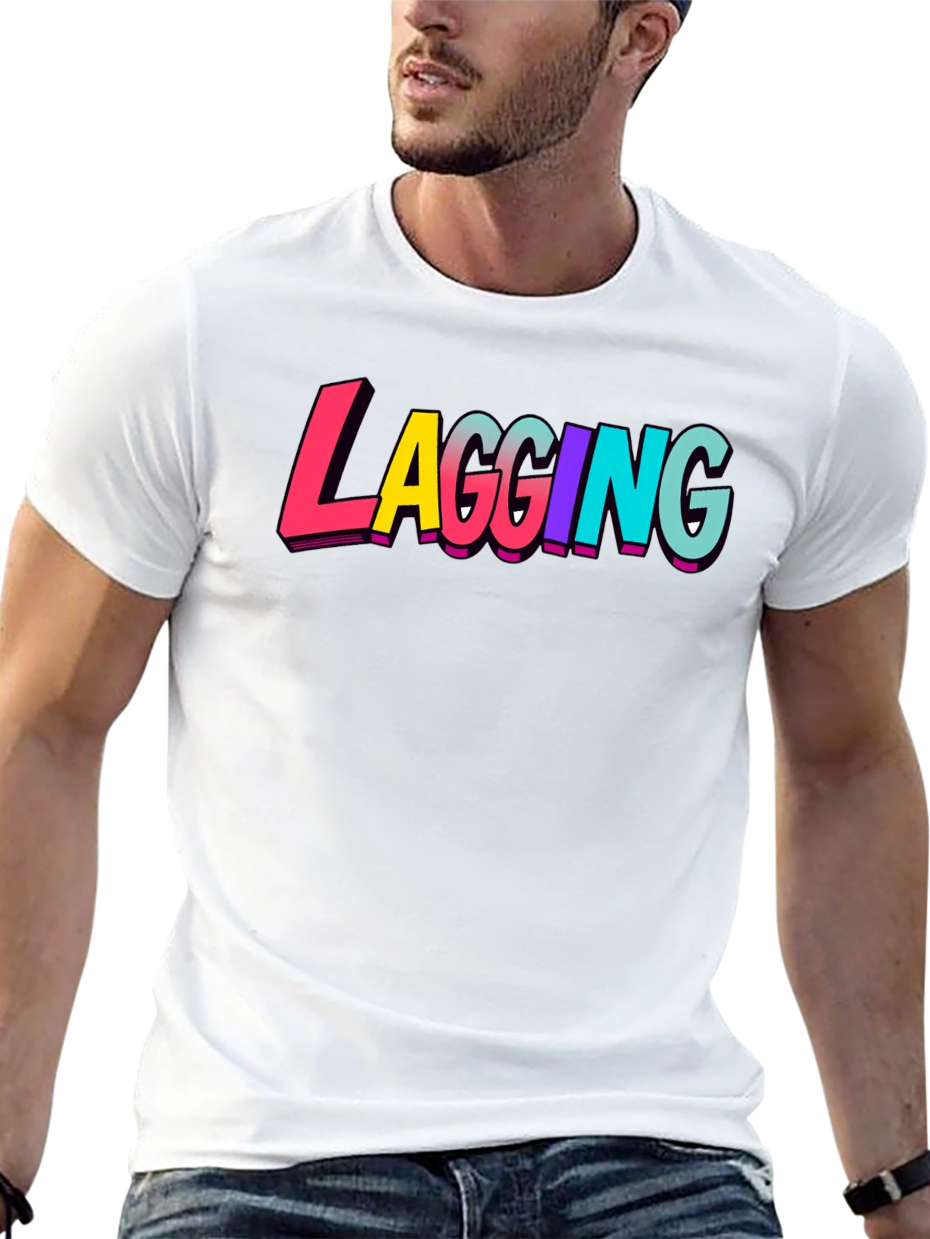 Lagging Graphic Tee - Gamer T-Shirt