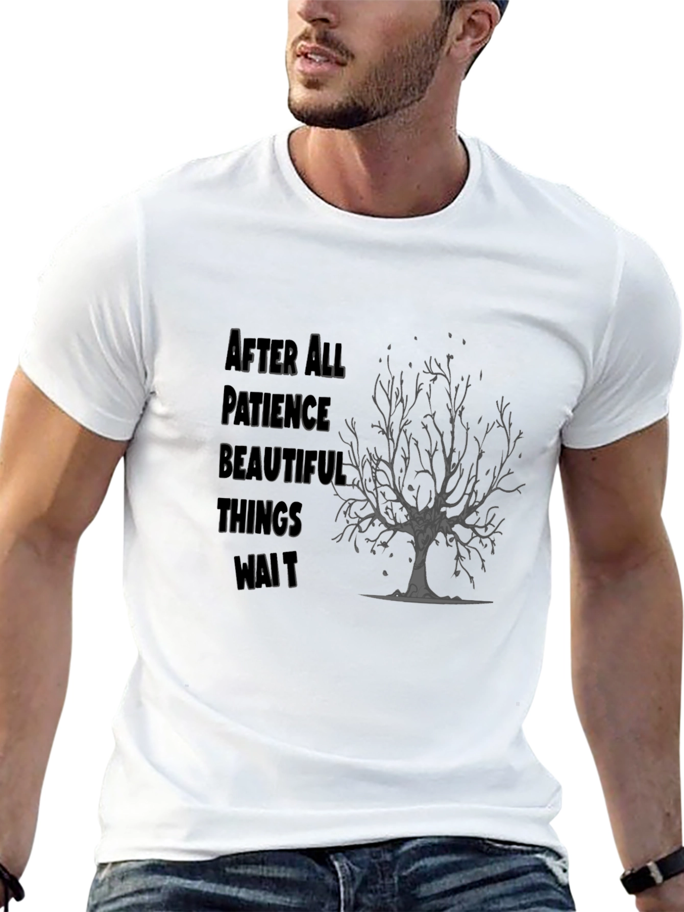 Patience Tree Graphic T-Shirt - Comfort Fit