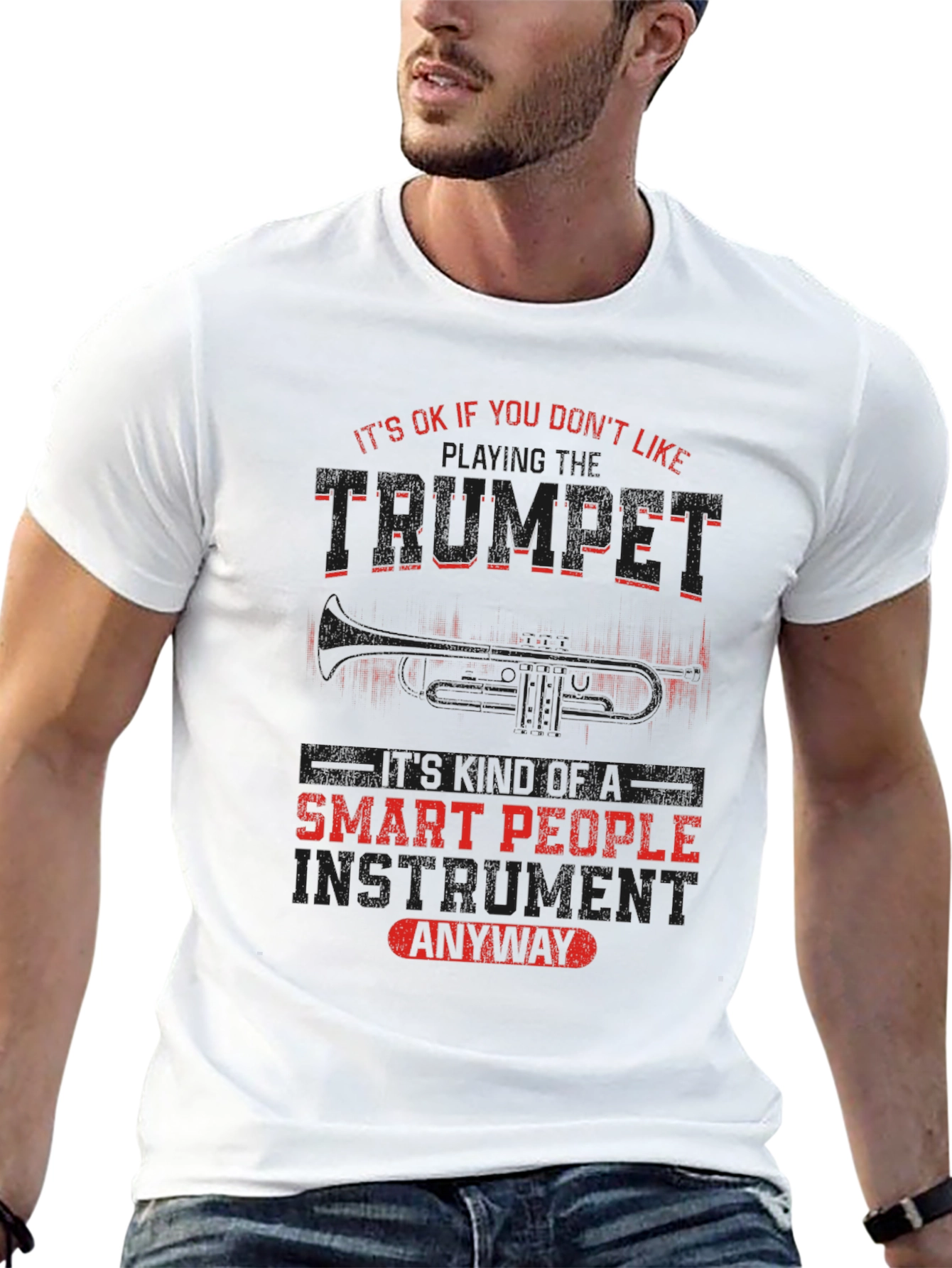 Trumpet Player Smart People Music T-Shirt