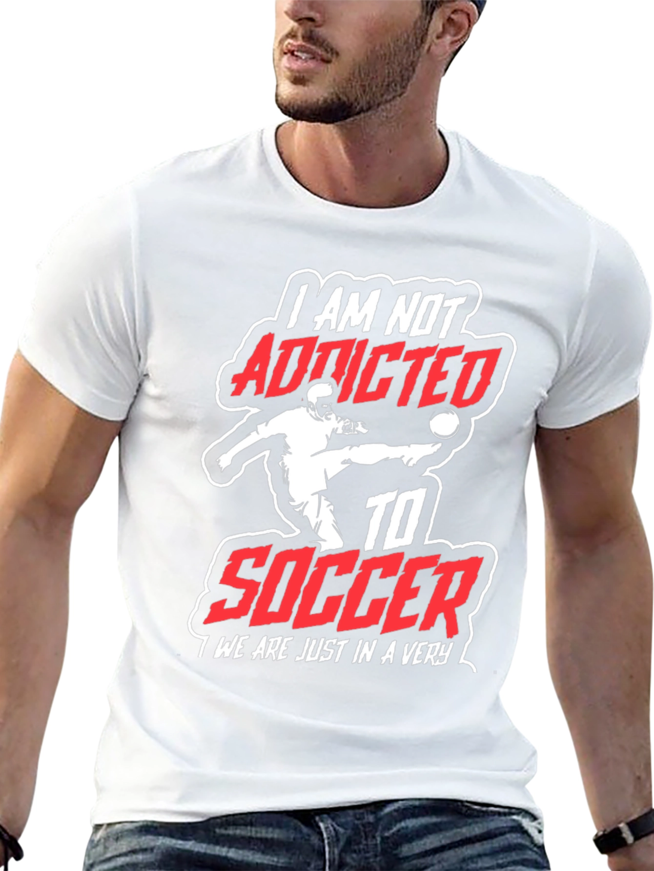 Soccer Addicted T-Shirt: Passionate Fan Apparel