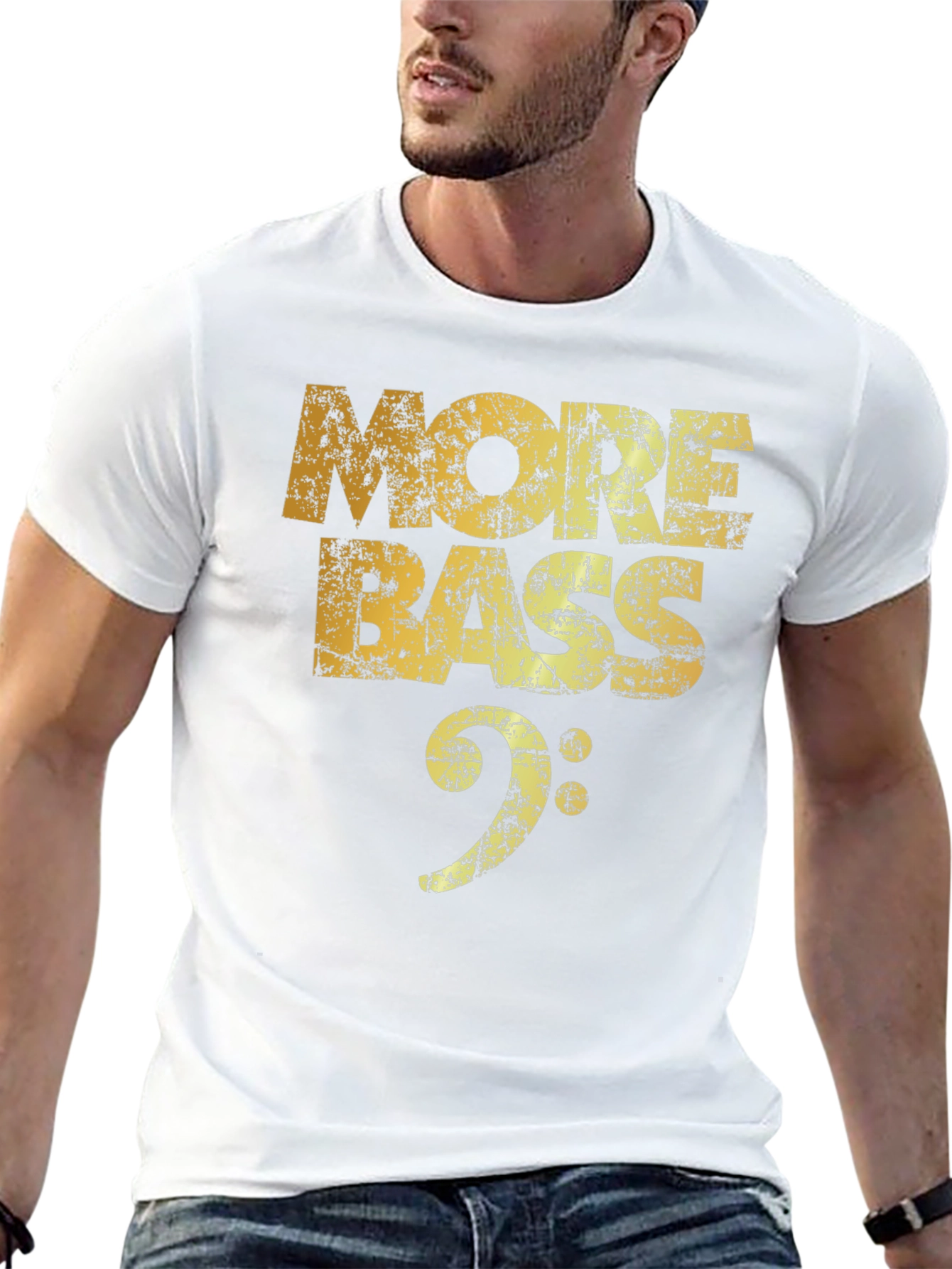 More Bass Music T-Shirt - Black Cotton Tee