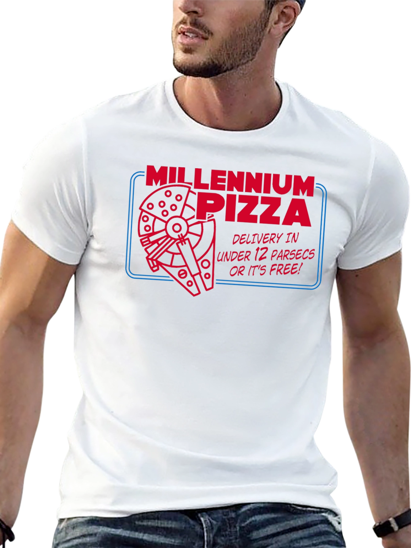 Millennium Pizza T-Shirt - Under 12 Parsecs!