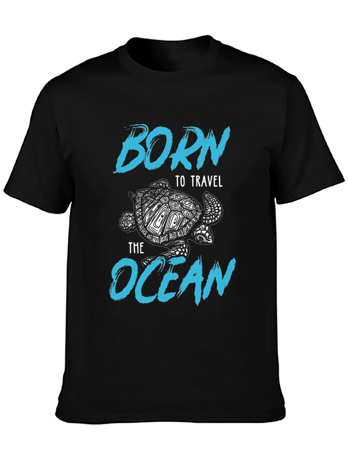 Born to Travel Ocean Turtle Graphic Tee