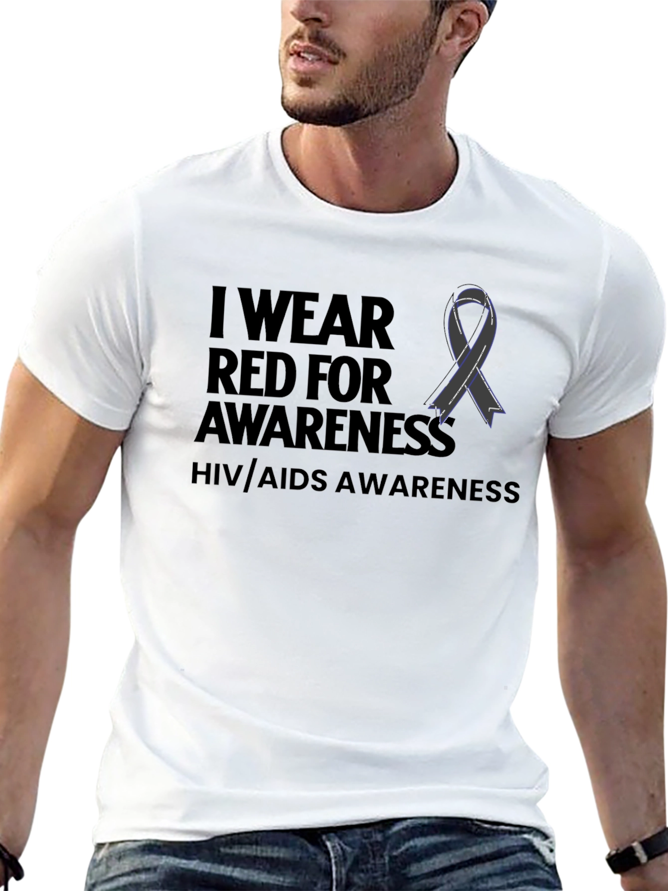 HIV/AIDS Awareness Ribbon T-Shirt