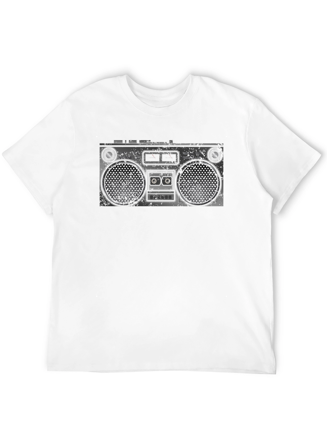 Retro Boombox Graphic T-Shirt