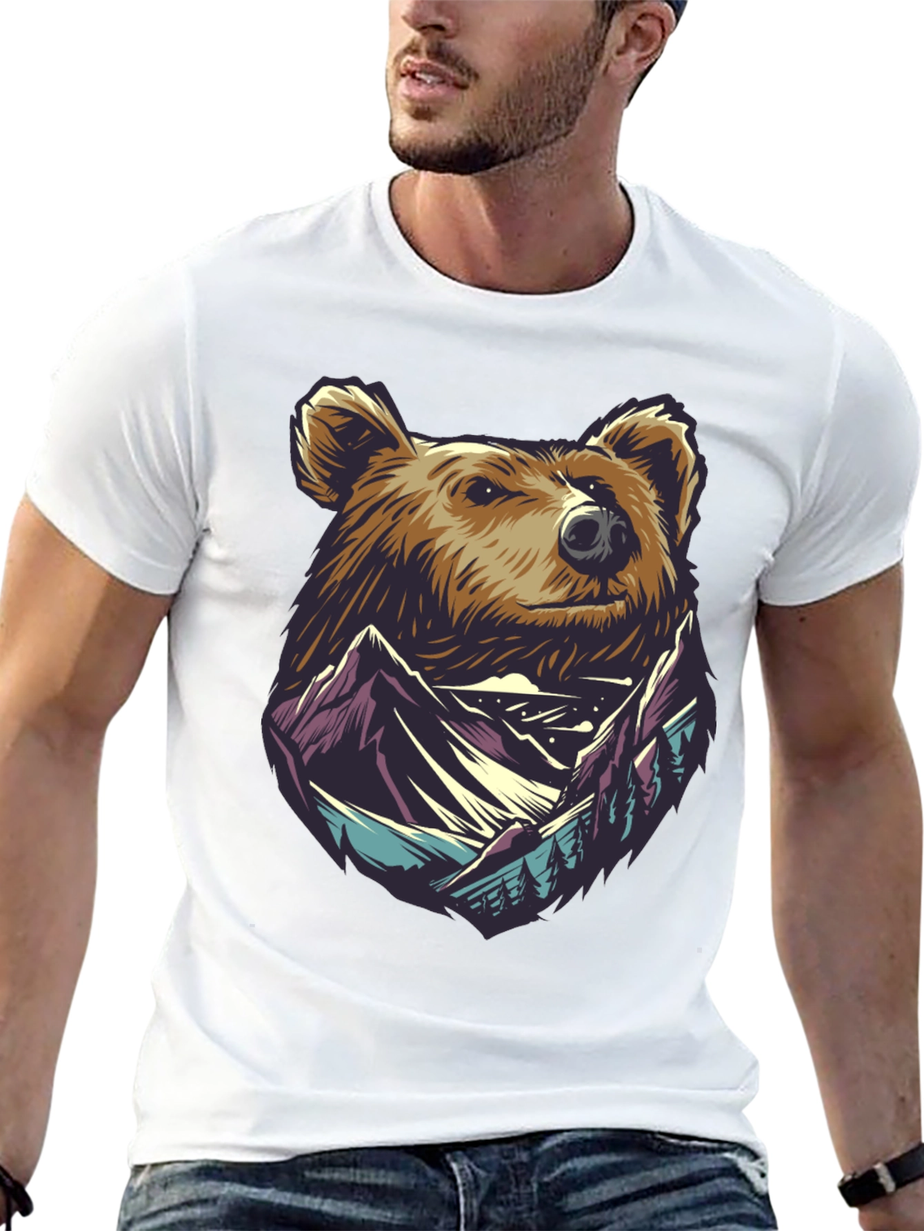 Bear Mountain Graphic T-Shirt