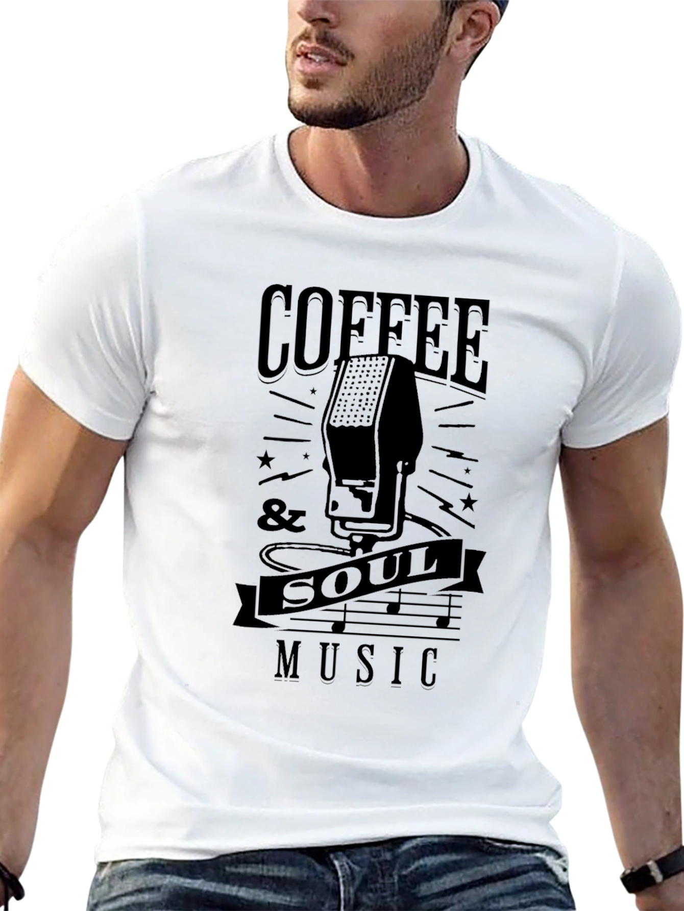 Coffee & Soul Music Graphic Tee