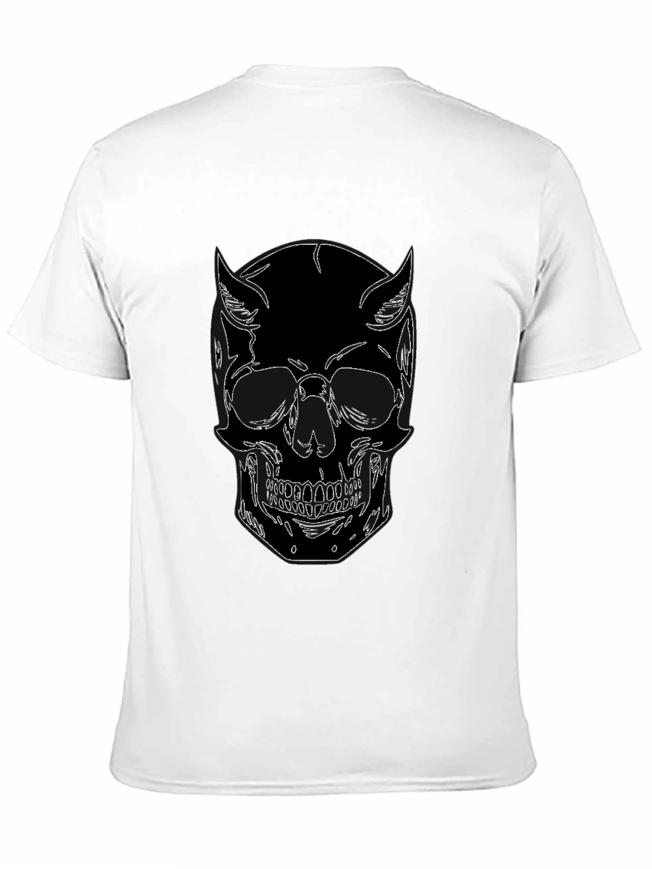 Skull Graphic Black T-Shirt - Unique Design