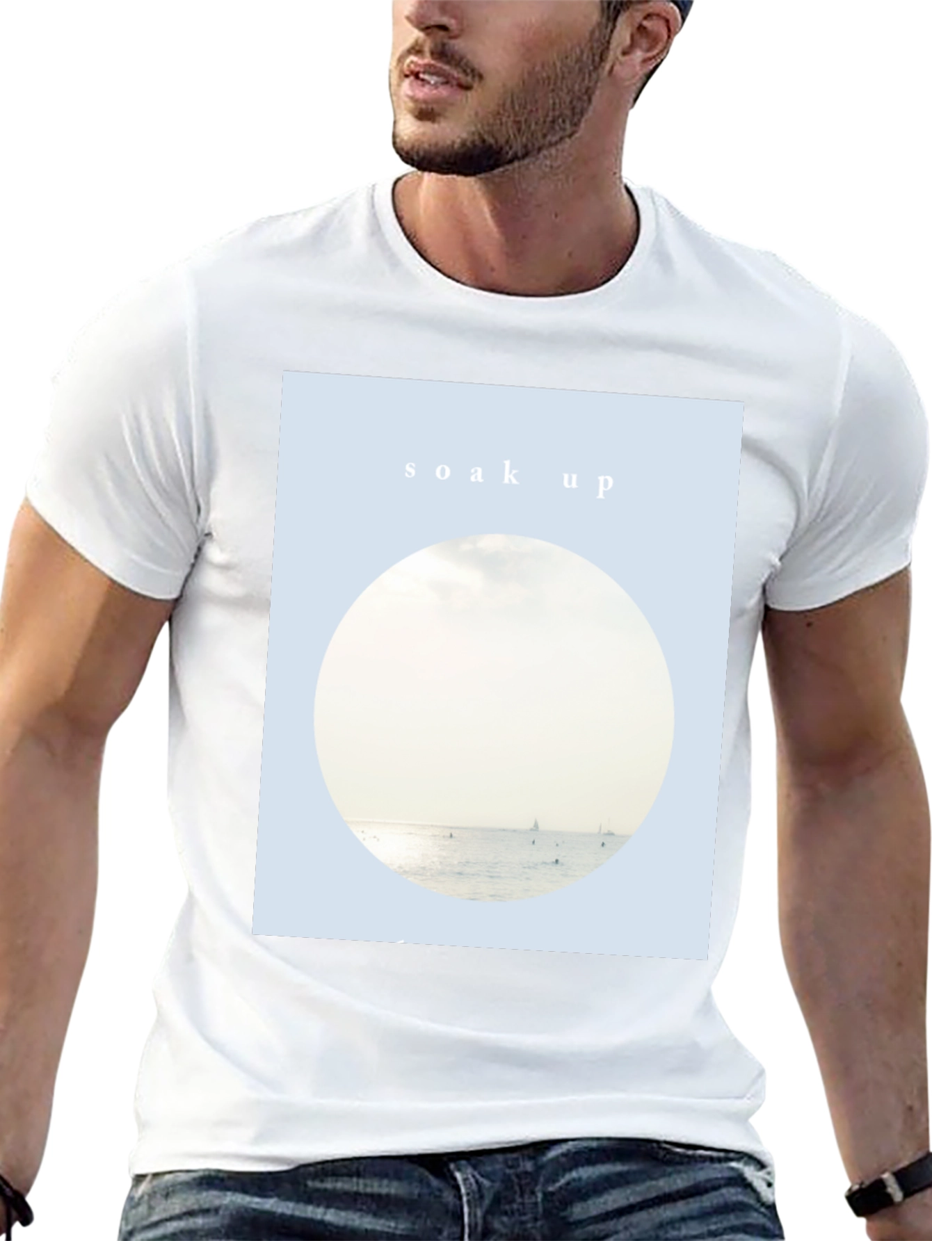 Soak Up the Sun Graphic Tee - Coastal Vibes