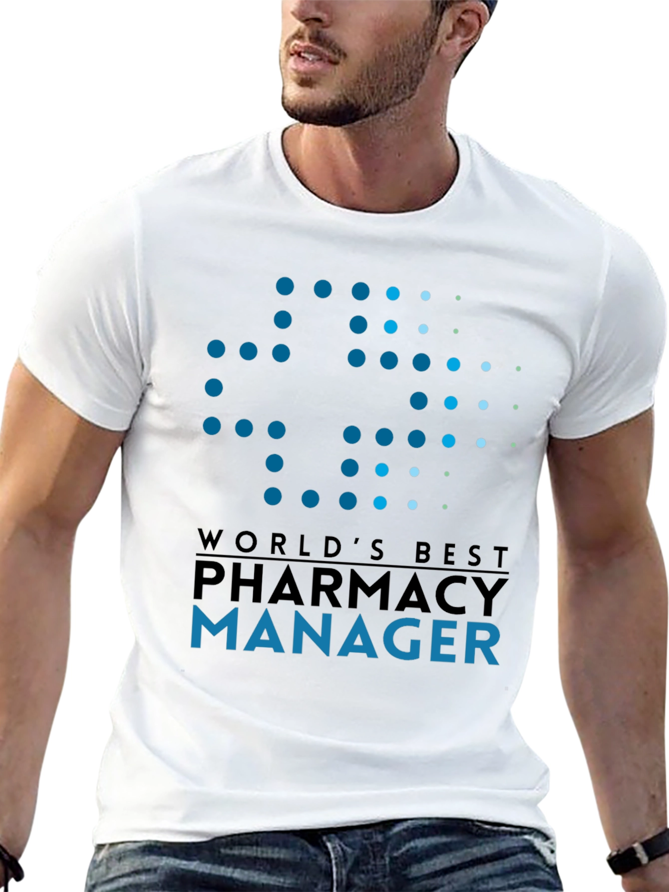 Worlds Best Pharmacy Manager Graphic T-Shirt