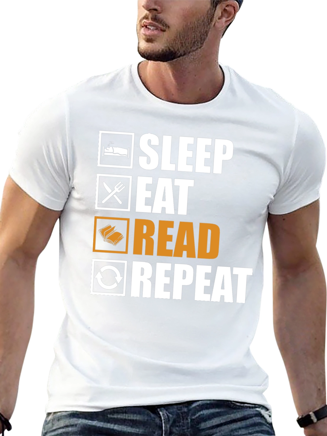Sleep Eat Read Repeat T-Shirt