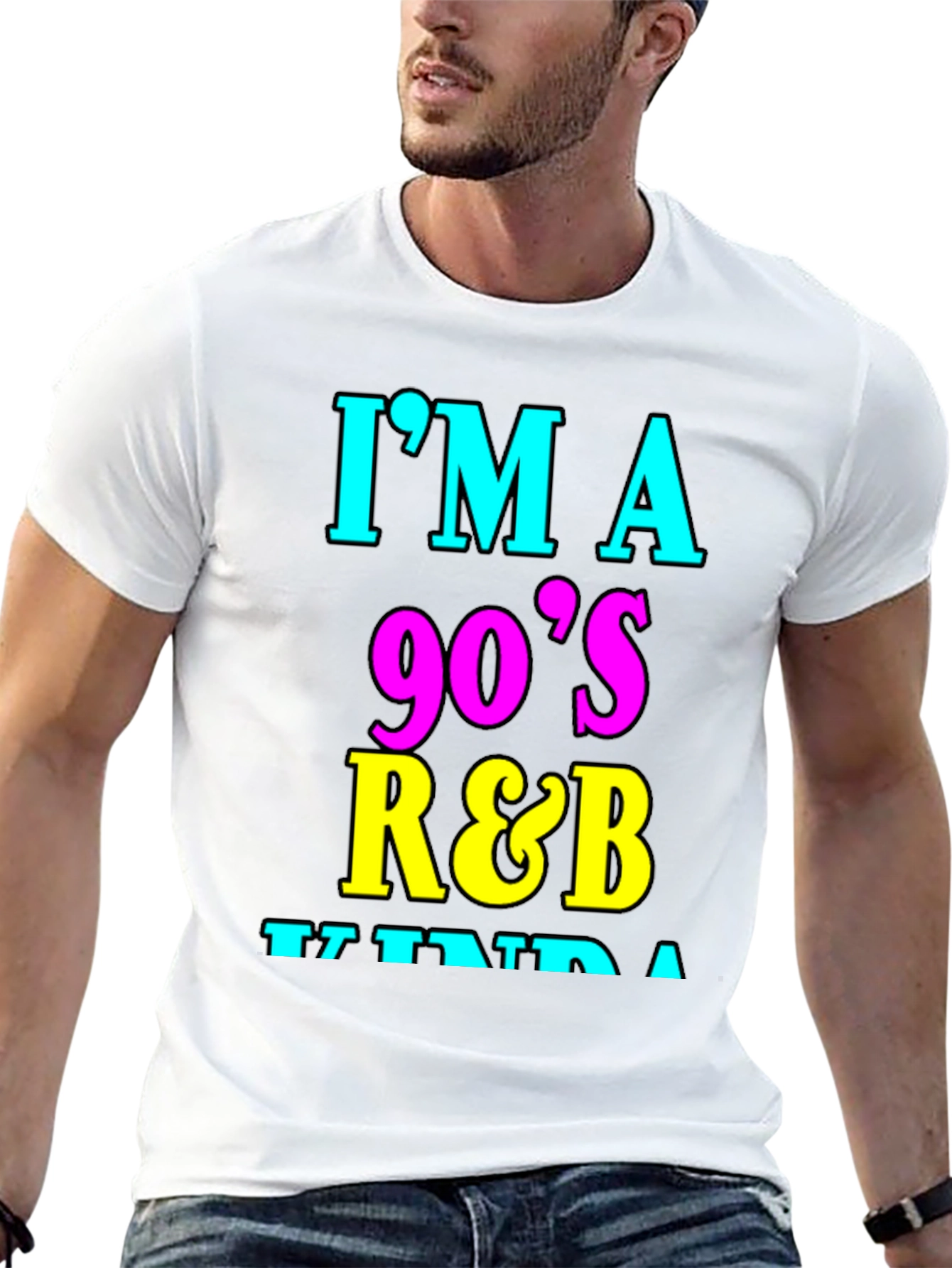 90s R&B Kinda Guy T-Shirt - Black