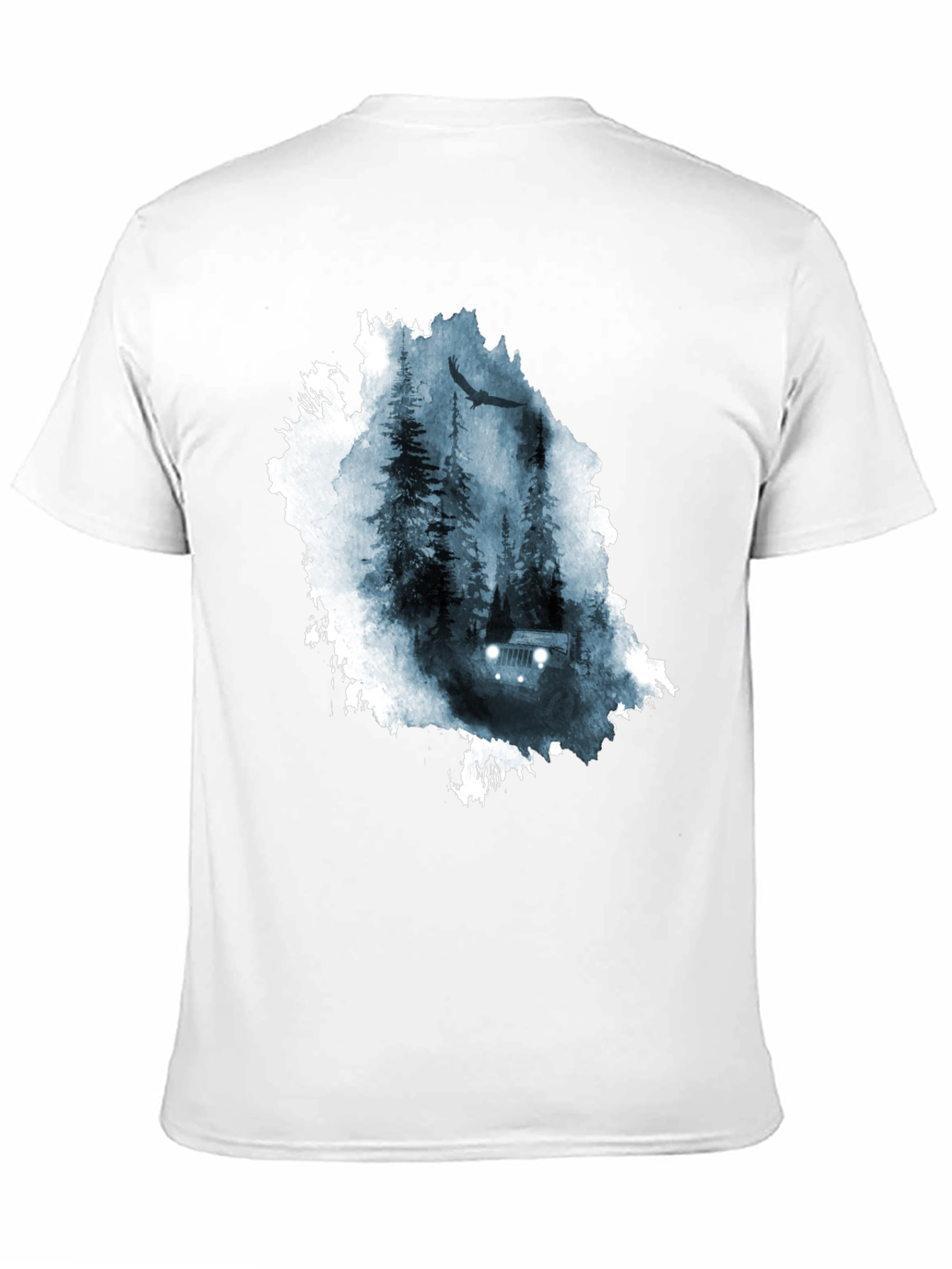 Nature Jeep Graphic Tee - Black