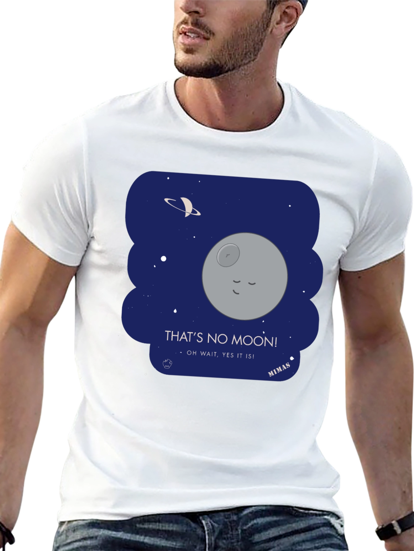 Thats No Moon! T-Shirt - Sci-Fi Inspired Cotton Tee