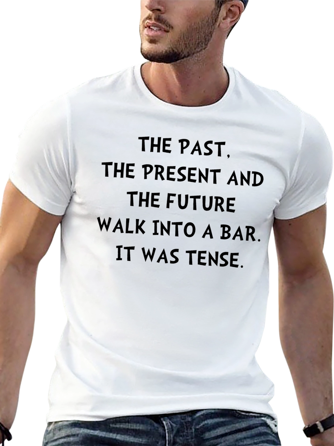 Tense Future Present Past Bar Humor T-Shirt