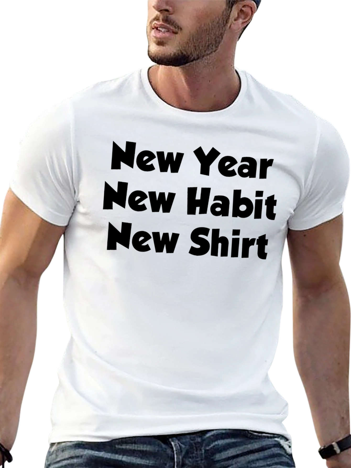 New Year New Habit Graphic Tee