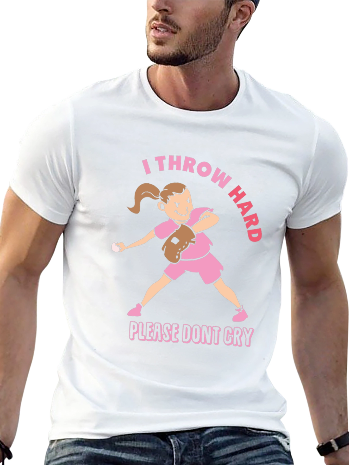 I Throw Hard T-Shirt