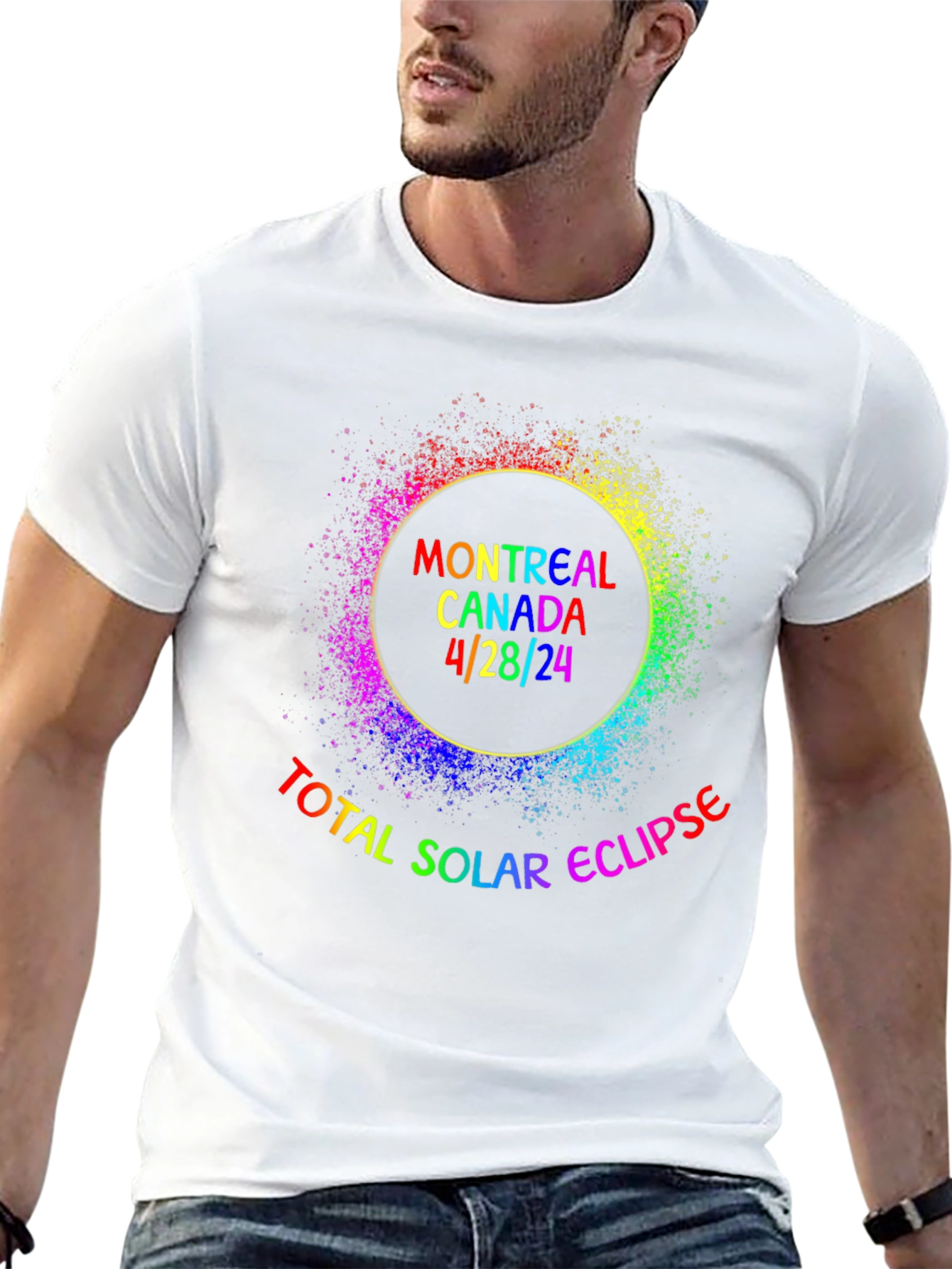 Montreal Canada Solar Eclipse 4/28/24 T-Shirt