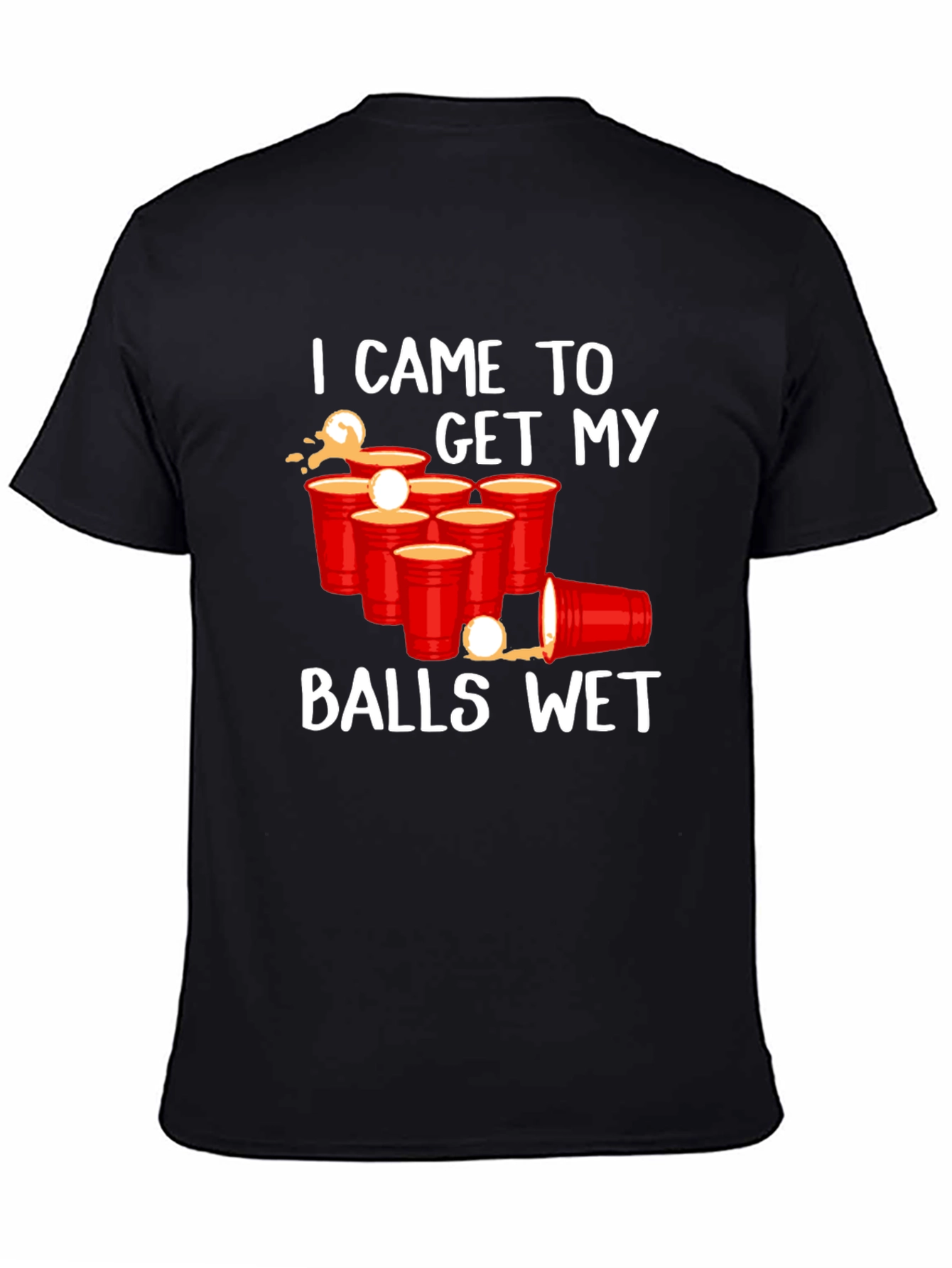 Balls Wet T-Shirt Beer Pong Party
