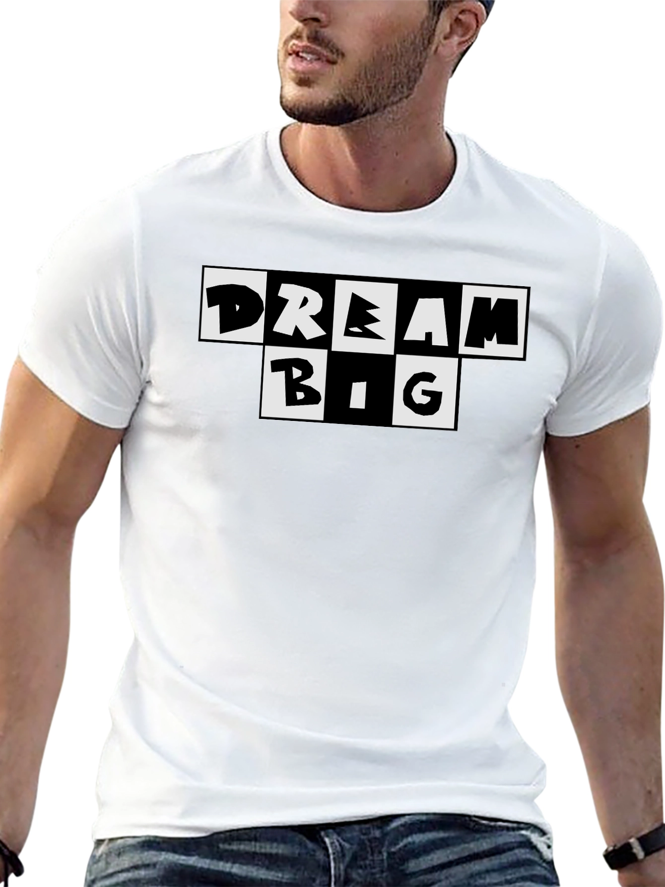 Dream Big Black Graphic Tee