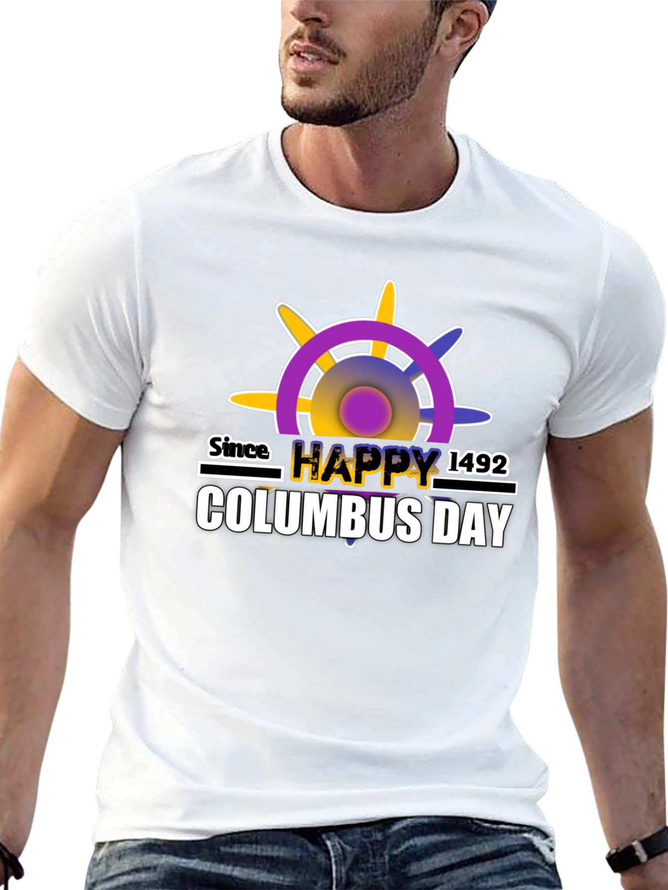 Columbus Day T-Shirt - Happy Columbus Day Since 1492