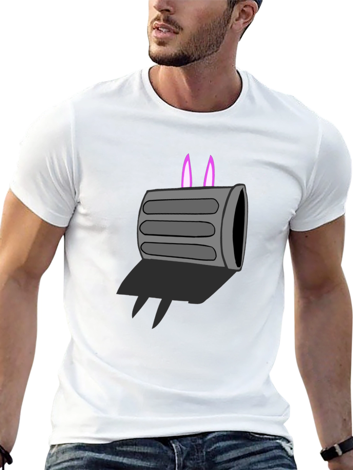Retro Toaster Cartoon Graphic Tee