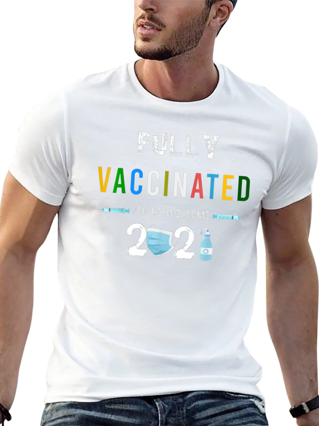 Fully Vaccinated 2021 T-Shirt - Black