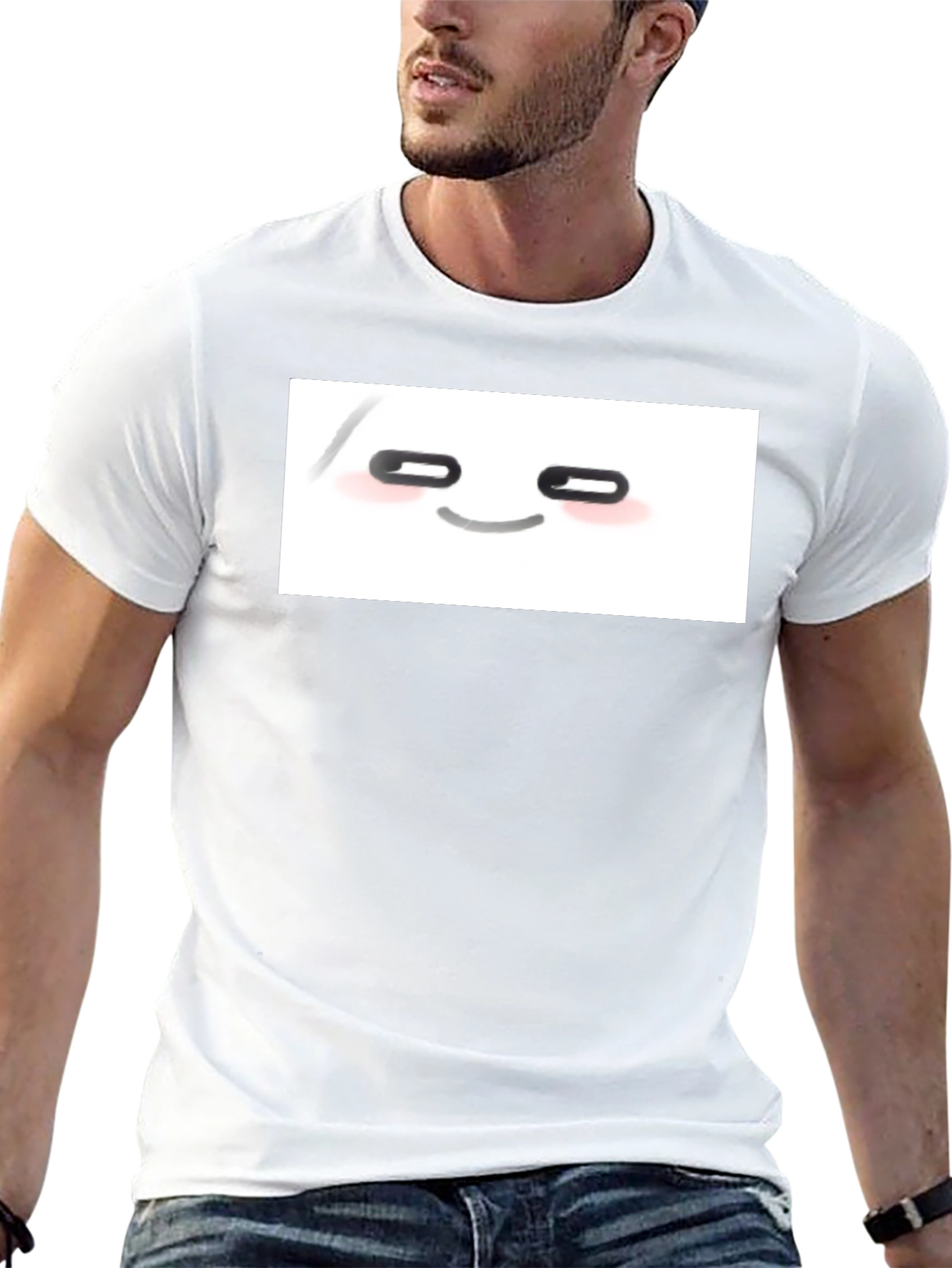 Funny Face Graphic Tee - Unisex Black T-Shirt