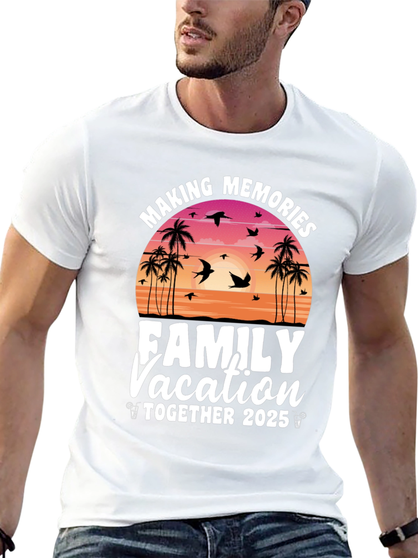 Making Memories Family Vacation 2025 T-Shirt
