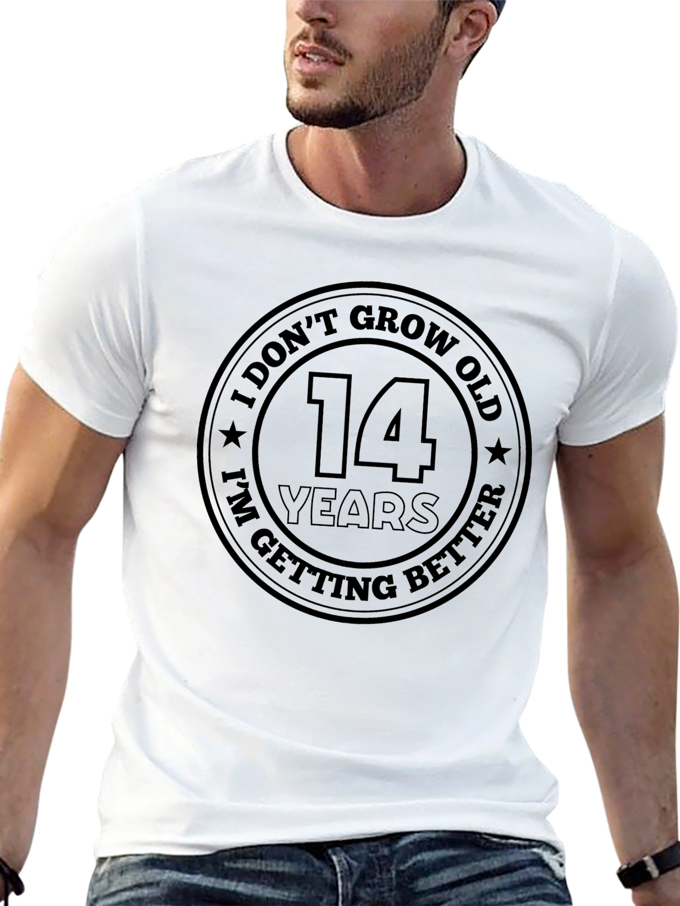 Funny 14th Birthday T-Shirt - I Dont Grow Old