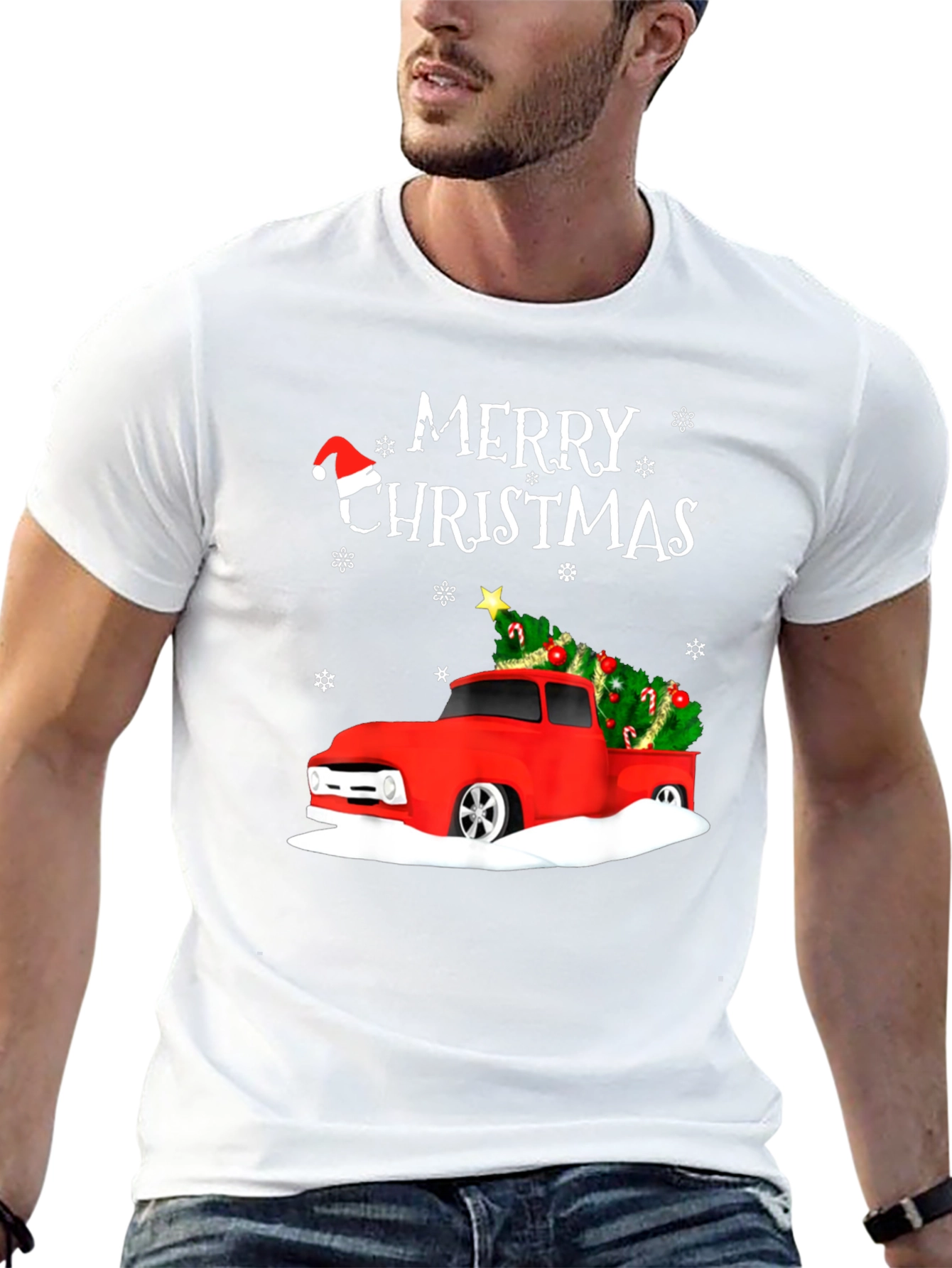 Merry Christmas Truck T-Shirt