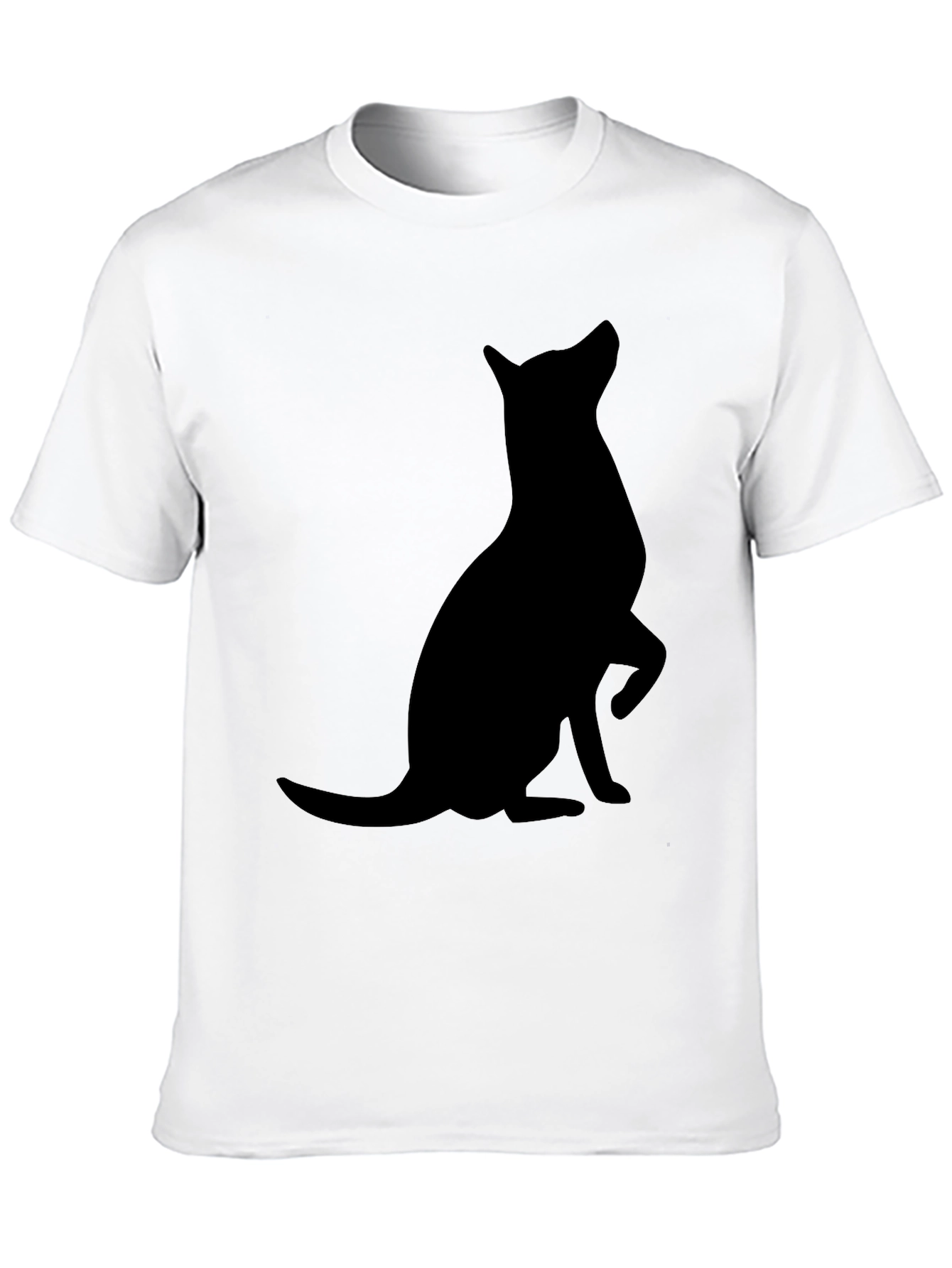 Black Cat Silhouette T-Shirt