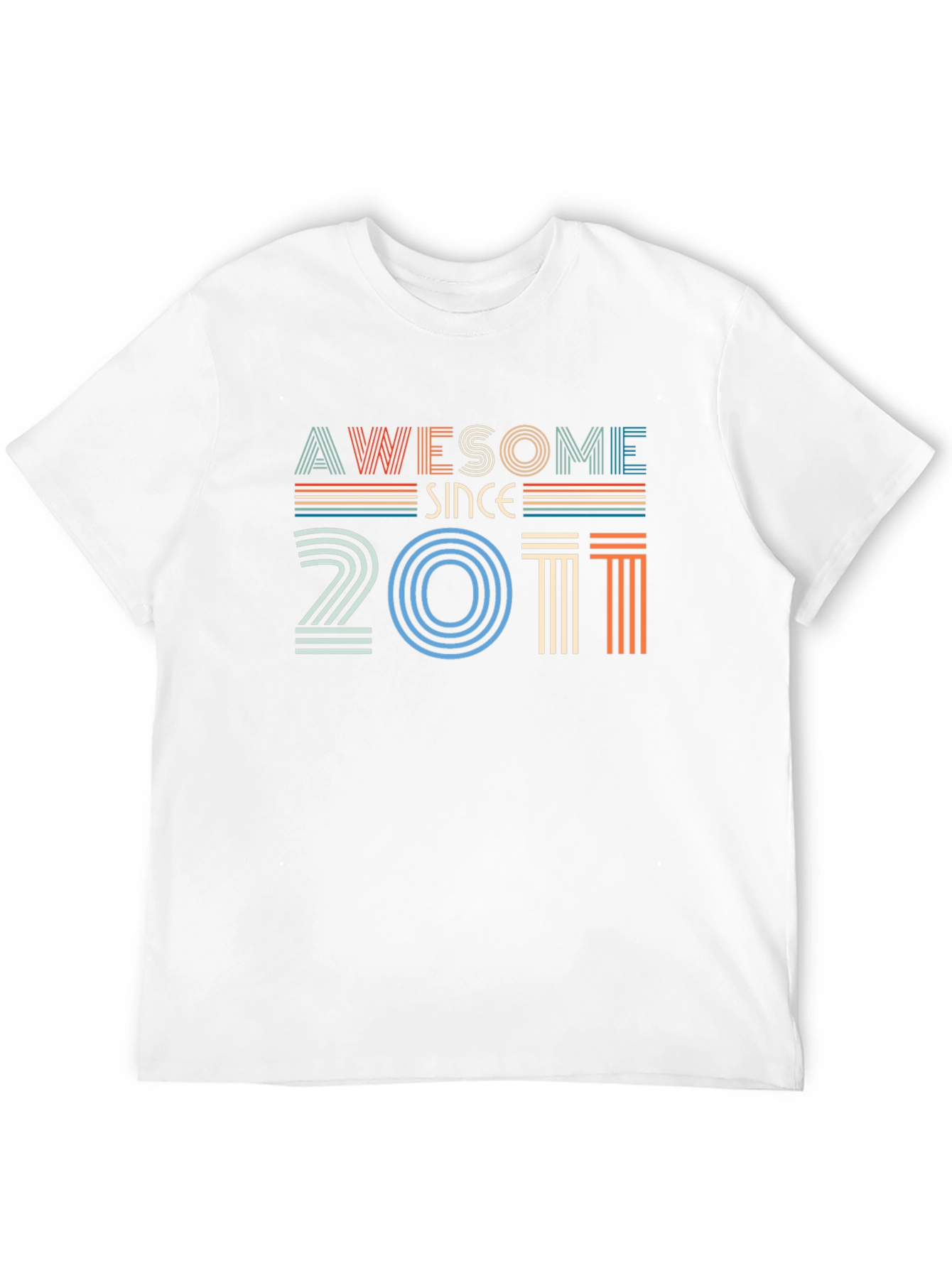 Awesome Since 2011 Graphic T-Shirt