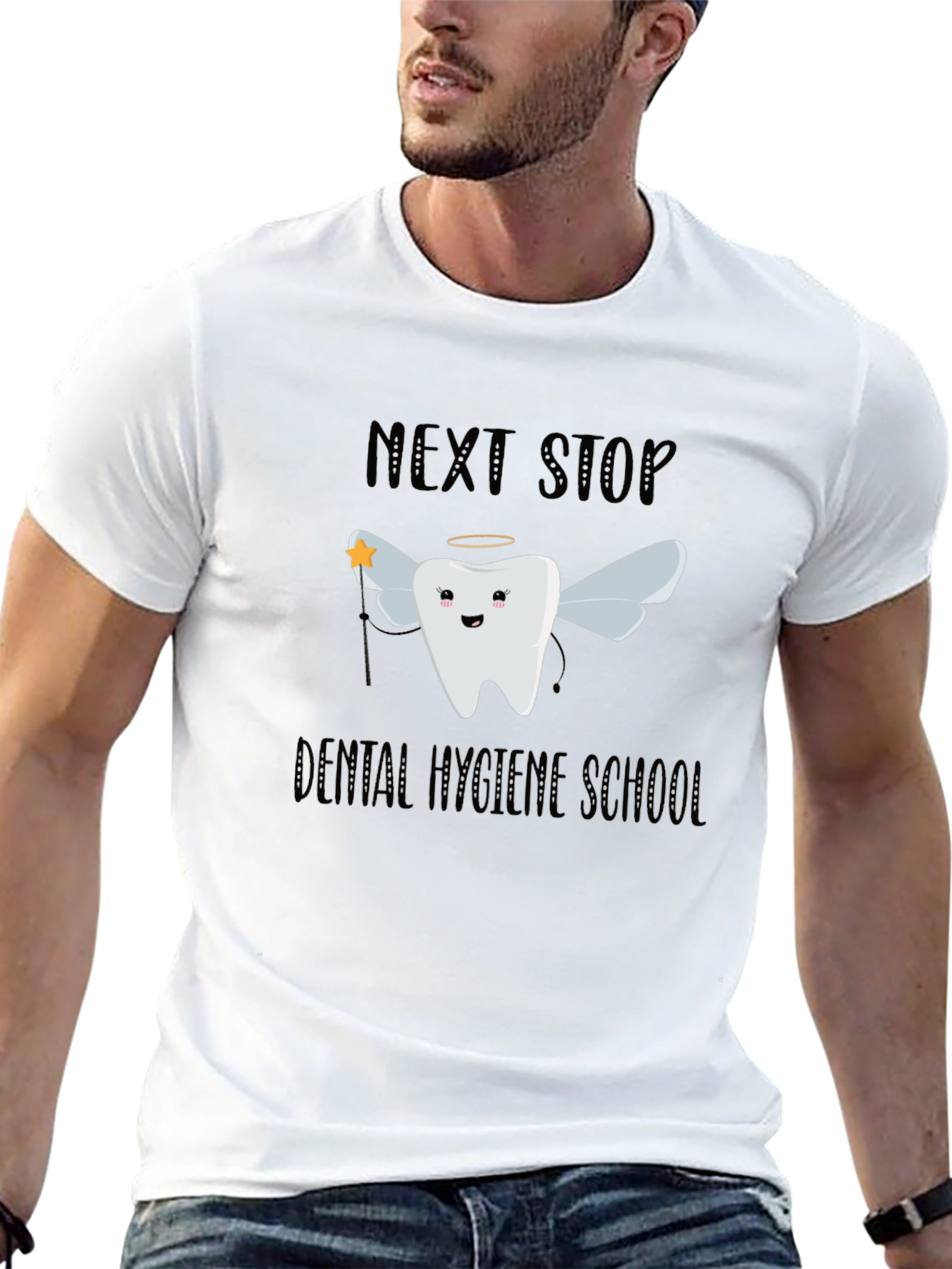 Dental Hygiene School T-Shirt Funny Tooth Fairy Graphic Tee