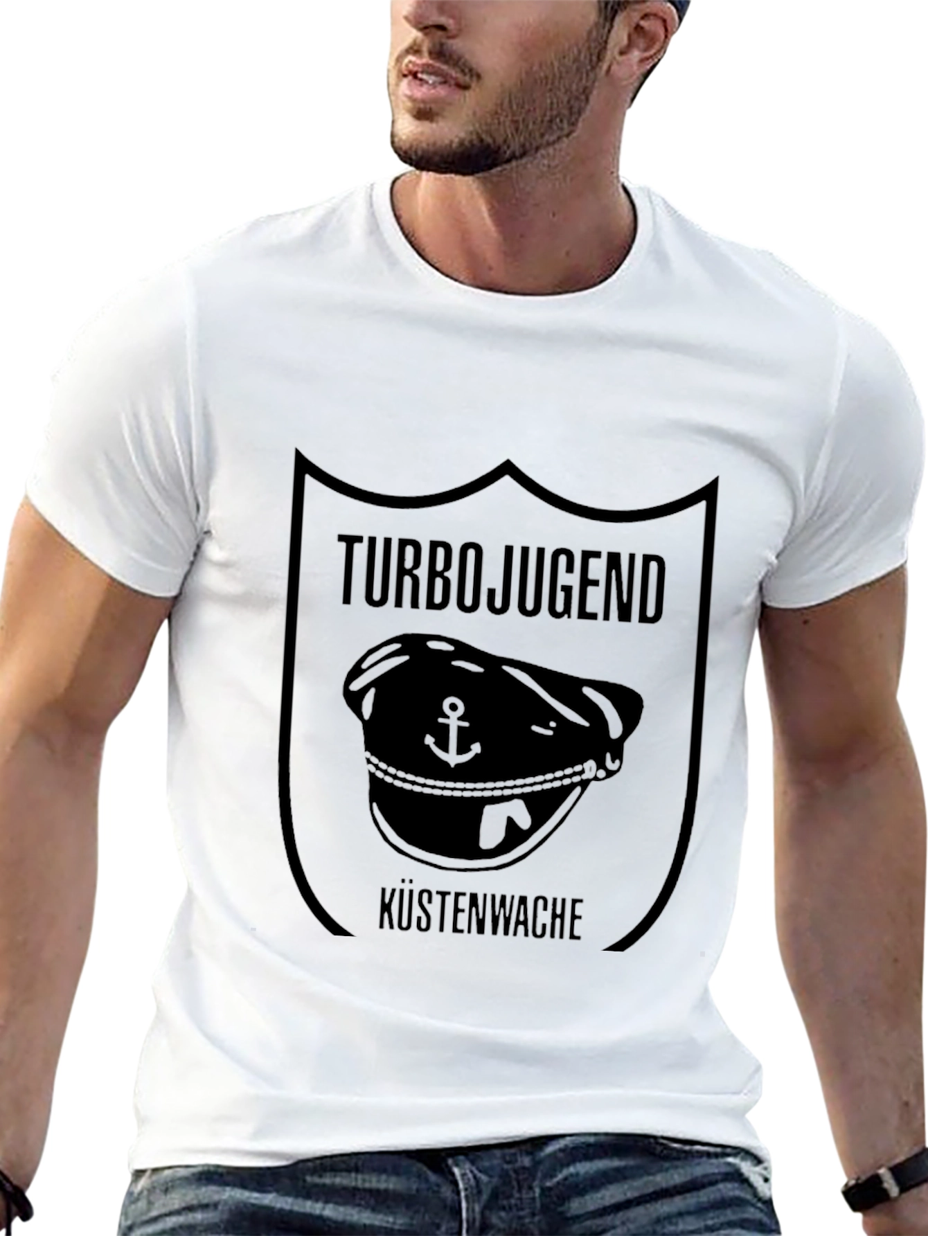 Turbojugend Küstenwache Black T-Shirt