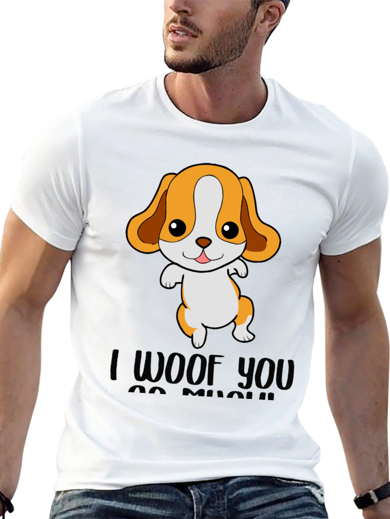 I Woof You So Much - Novelty Graphic Tee