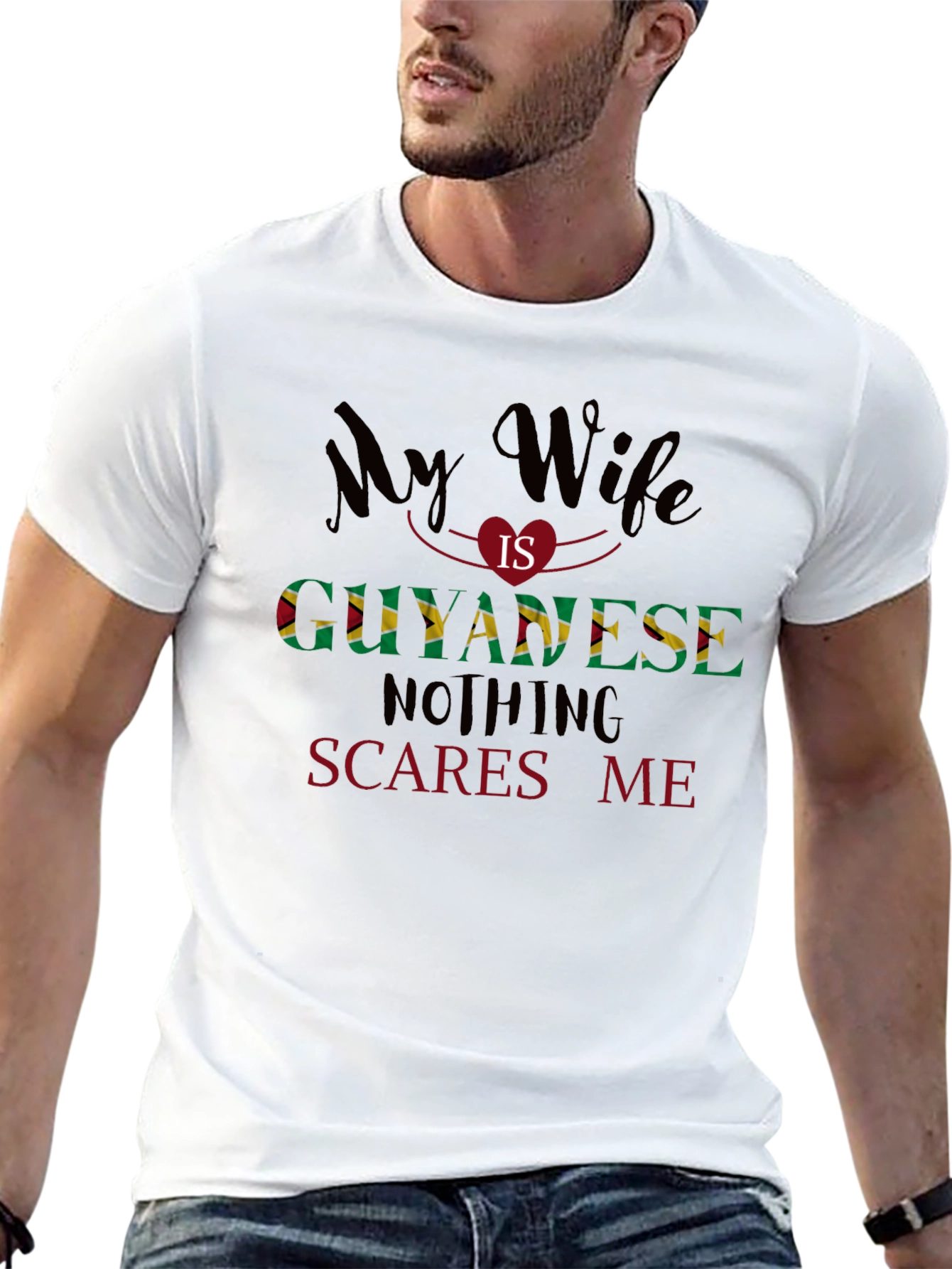 Guyanese Wife T-Shirt - Funny Husband Gift