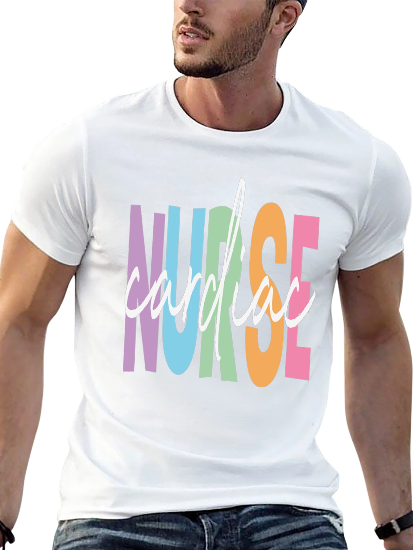 Cardiac Nurse Graphic Tee - Black