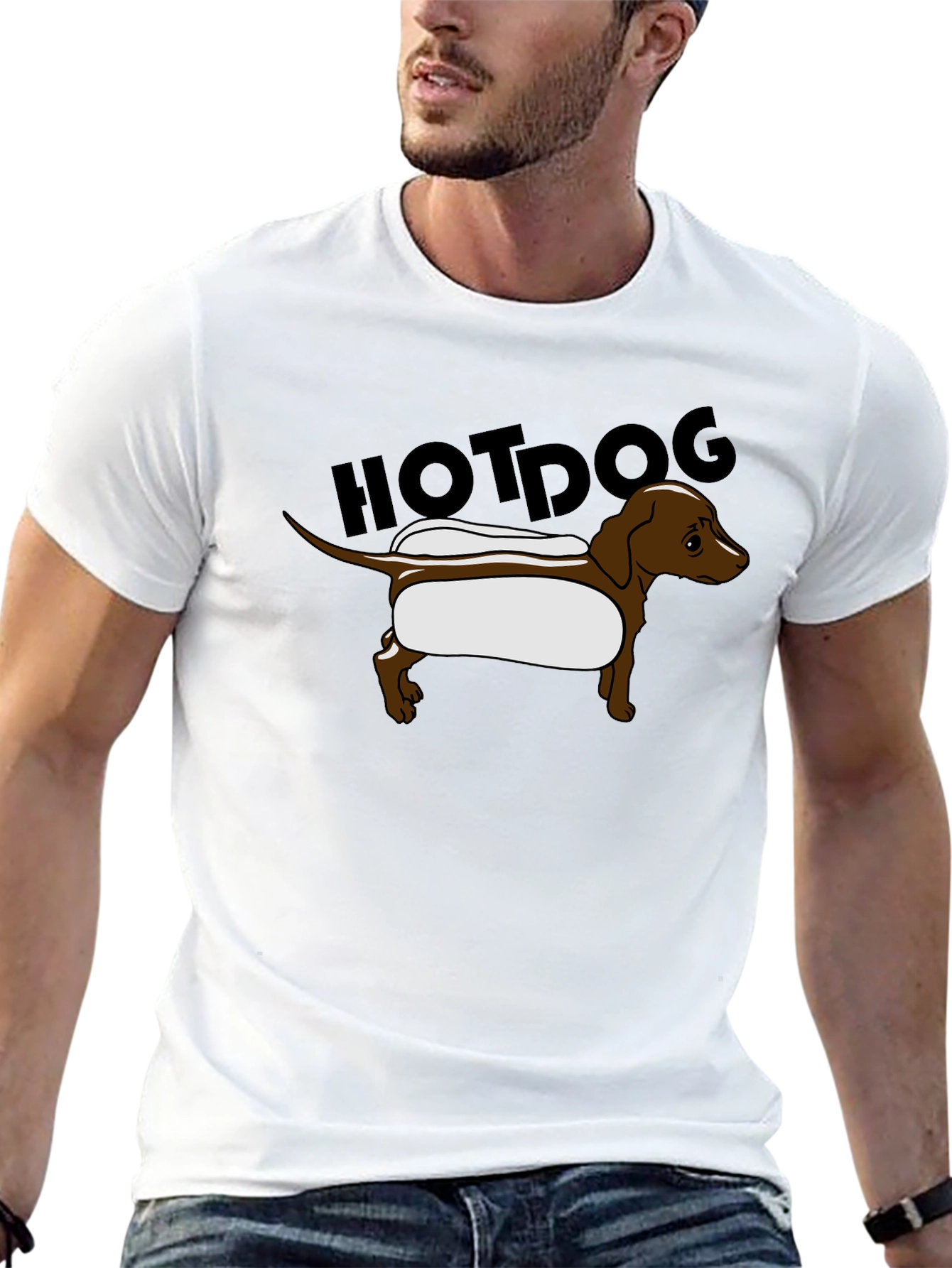Funny Hotdog Dachshund T-Shirt