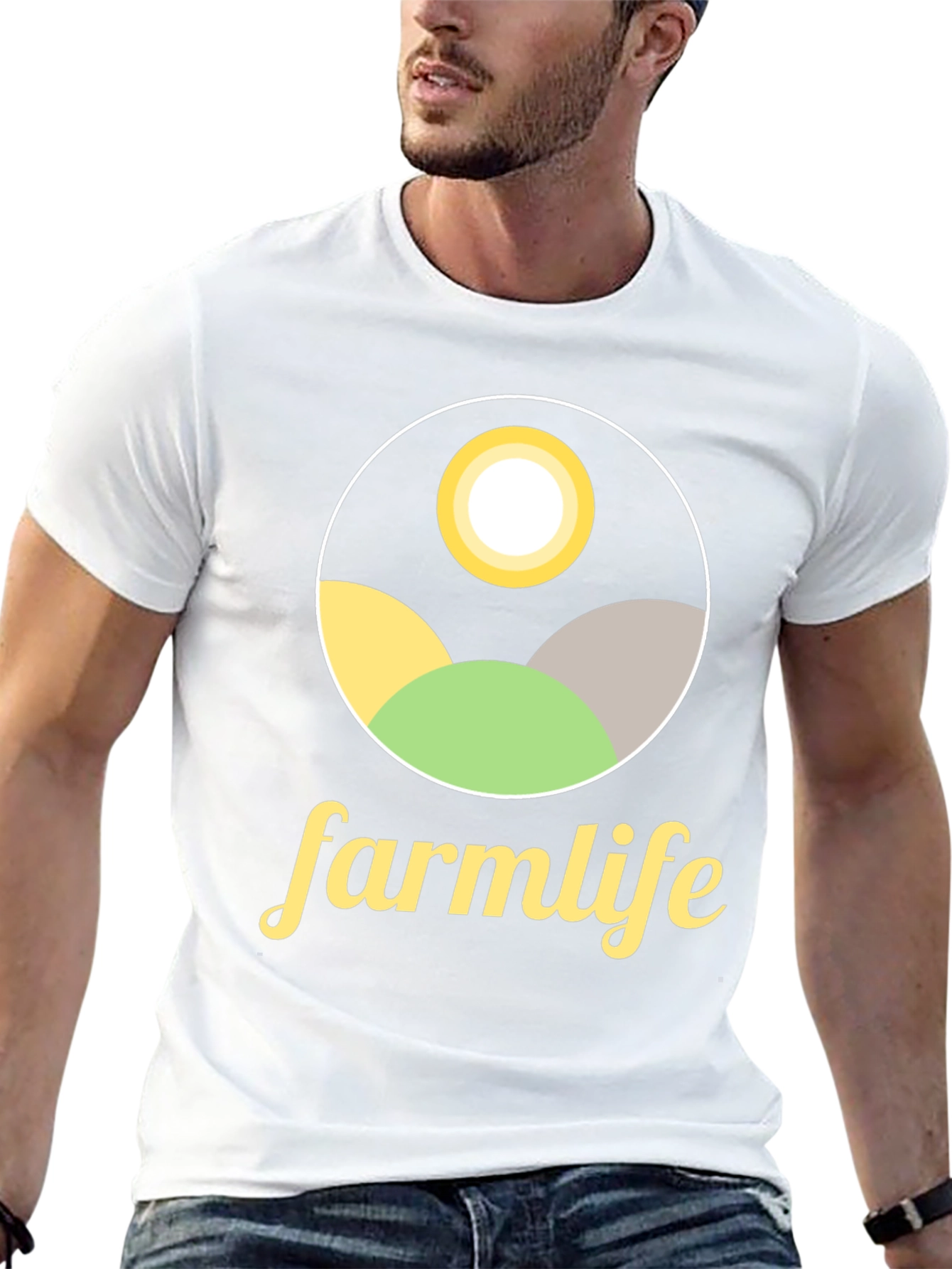 Farm Life Graphic Tee - Classic Black T-Shirt